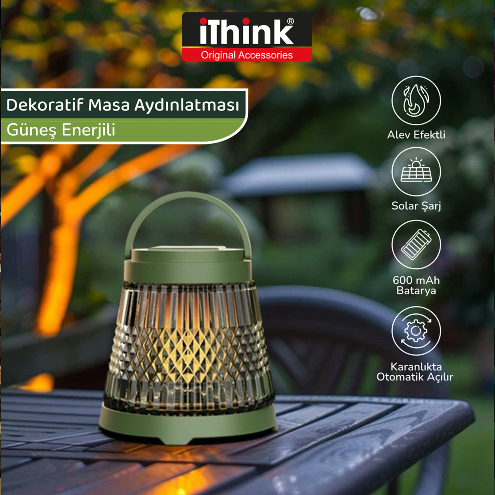 I'think Güneş Enerjili Masa Aydınlatması LC-150 - Görsel 1
