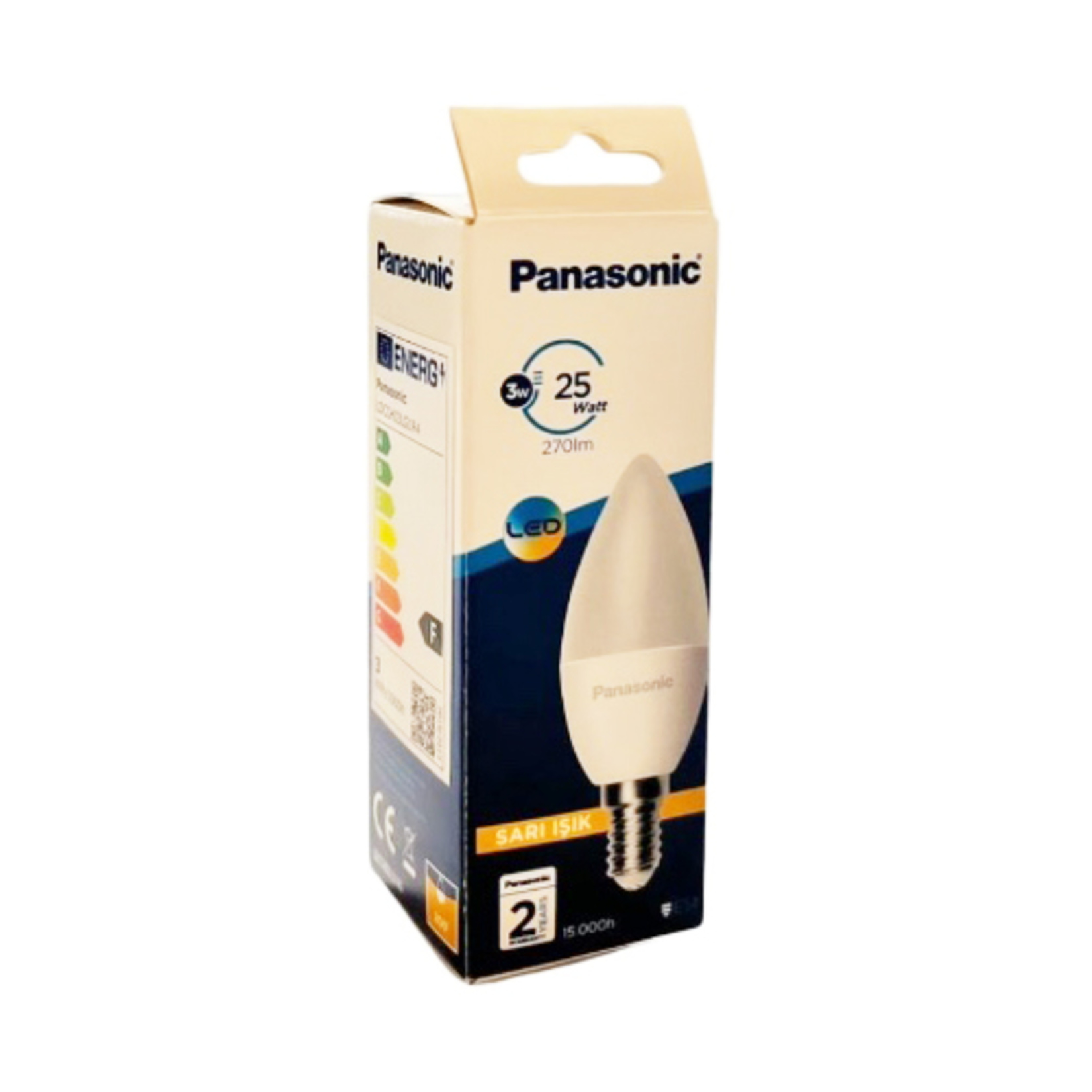 Panasonic E14 Led Lamba 3W 270Lm 2700K