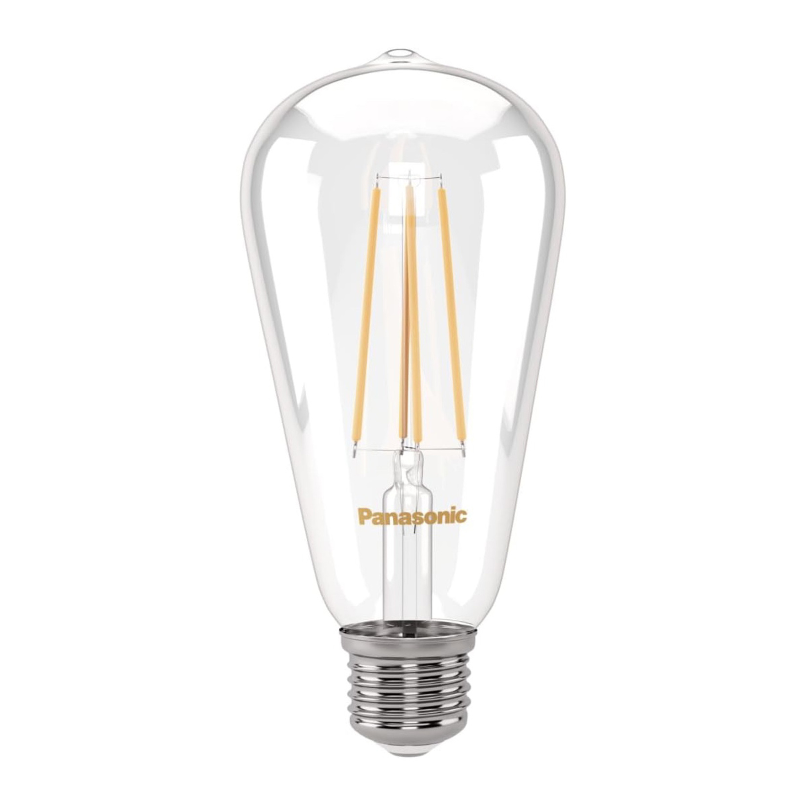 Panasonic E27 Filaman Lamba St64 Sarı Işık 4W - Görsel 2