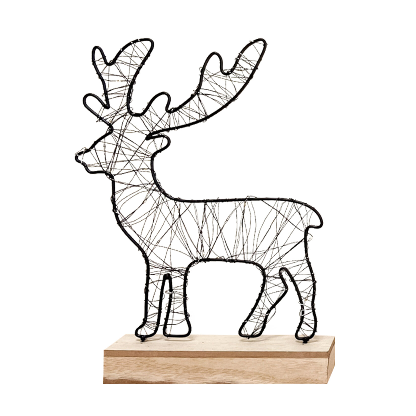 Petrix Dekoratif Metal Geyik - Yıldız - Ağaç Led Işık - Görsel 4