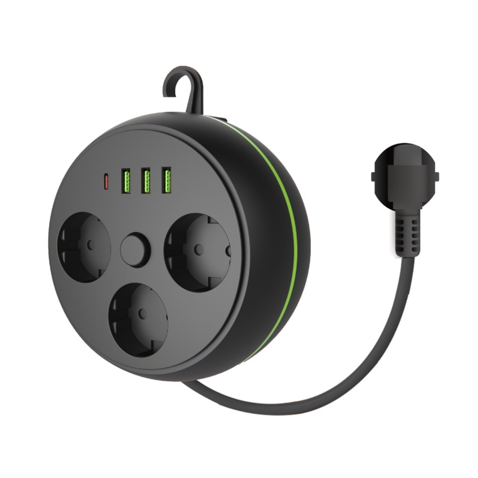 Bood Akım Korumalı Makaralı Priz