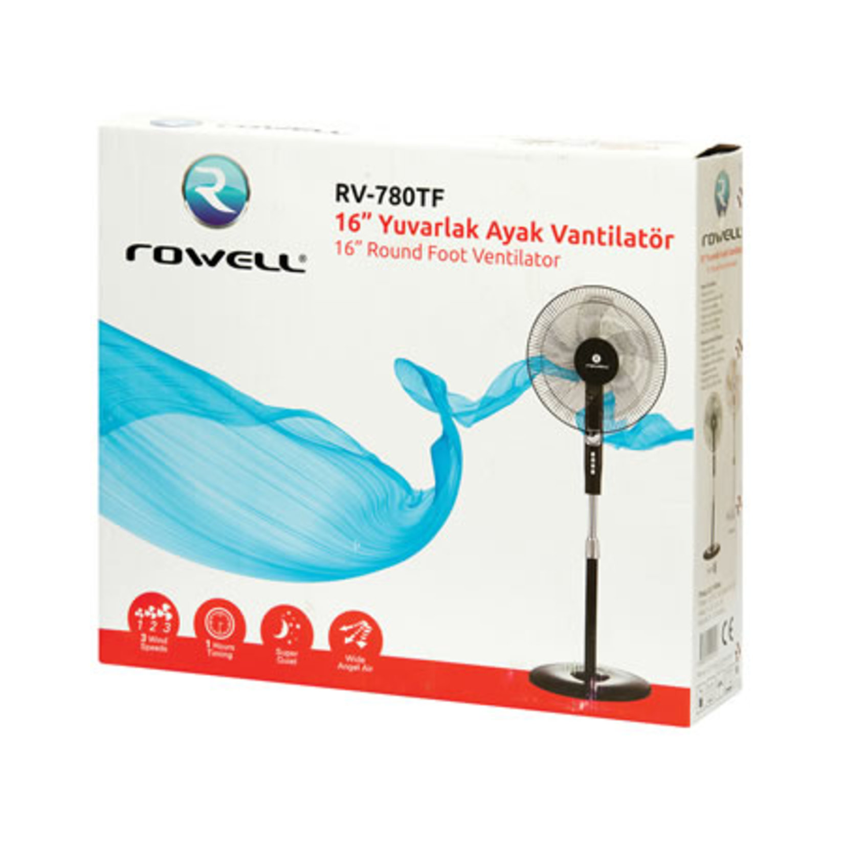 Rowell 16" Ayaklı Vantilatör Rv-780 Tf