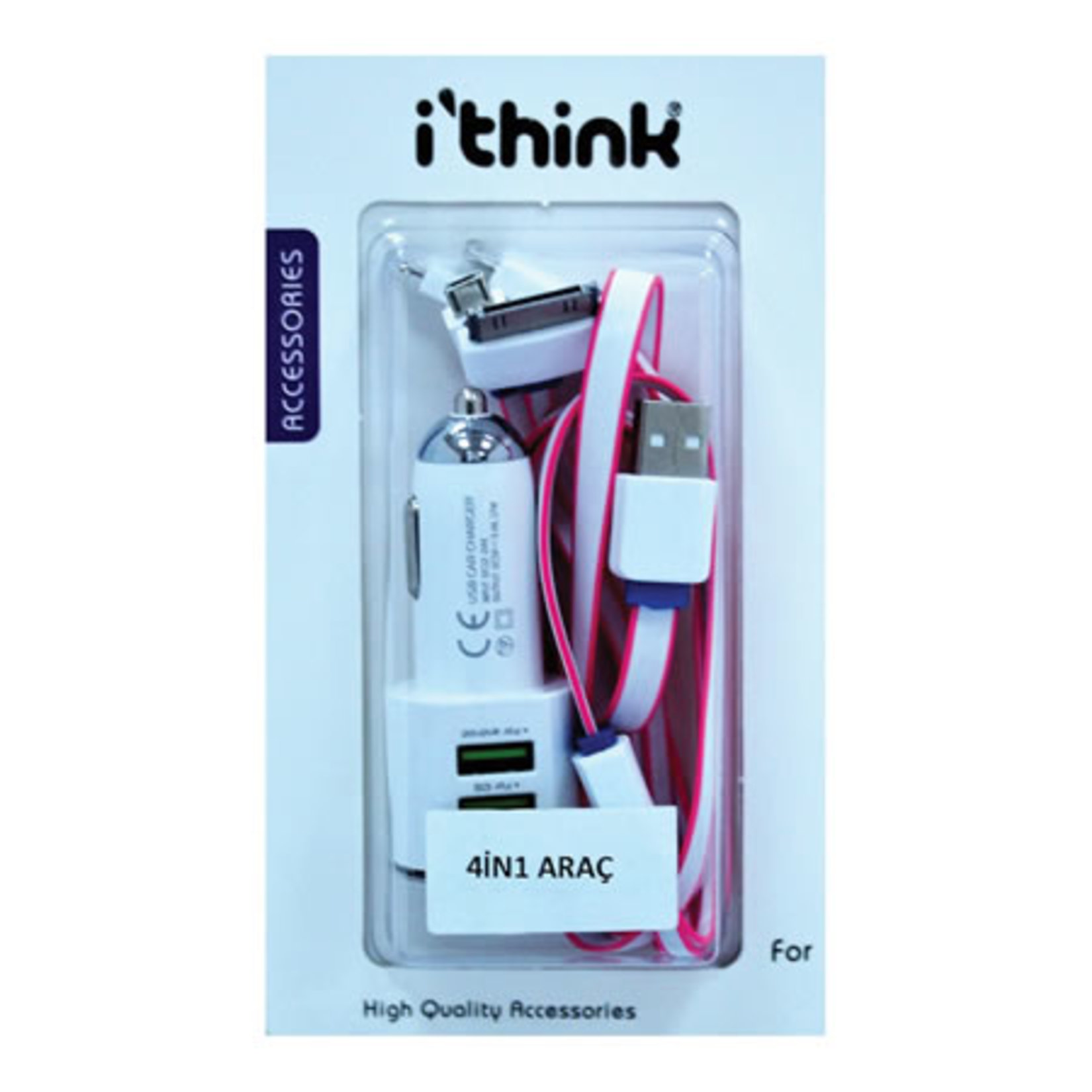 i'think 4 İn 1 Araç Şarj Seti(srj .0075)