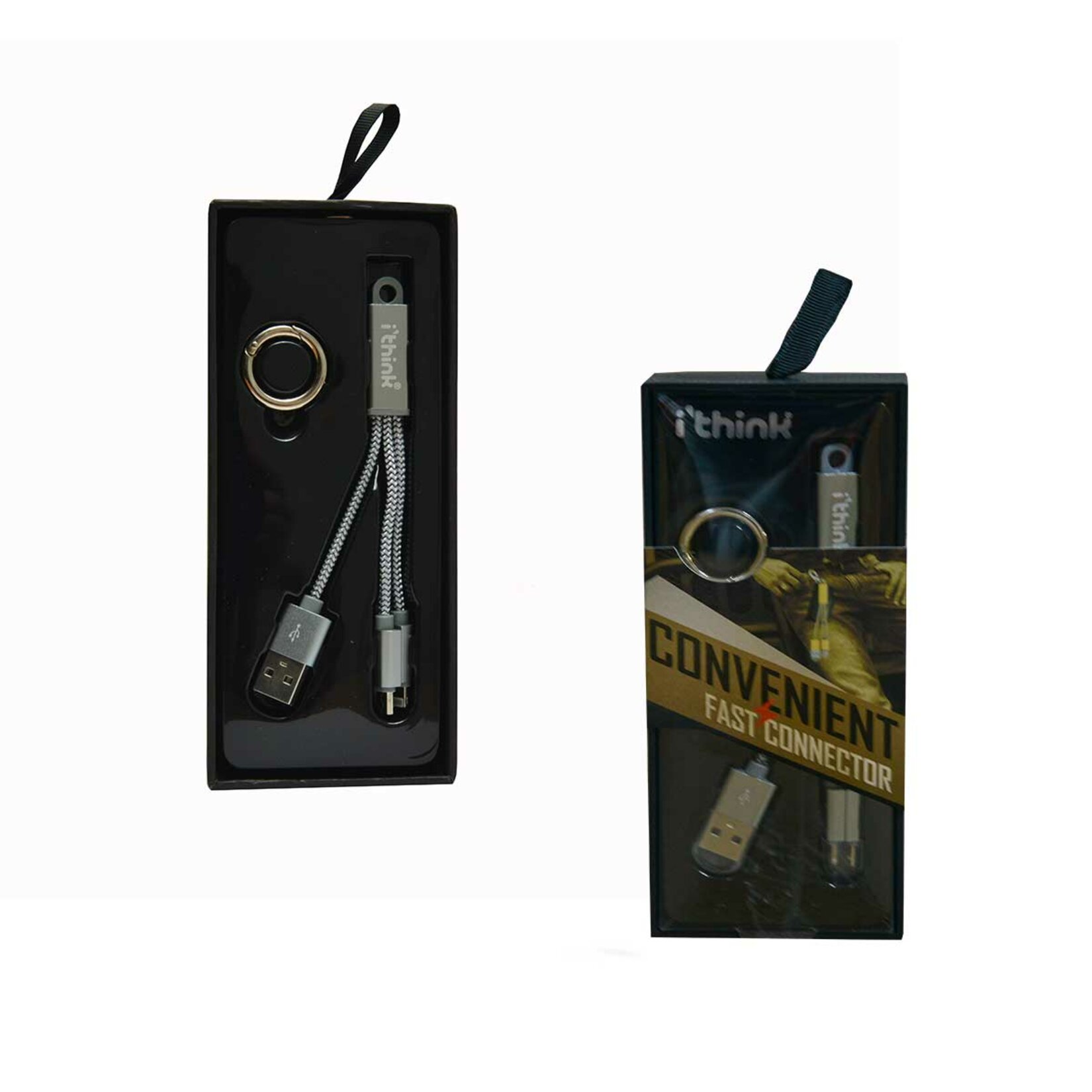 i'think Gold Anahtarlık Kablo 2İn1 Micro/iphone