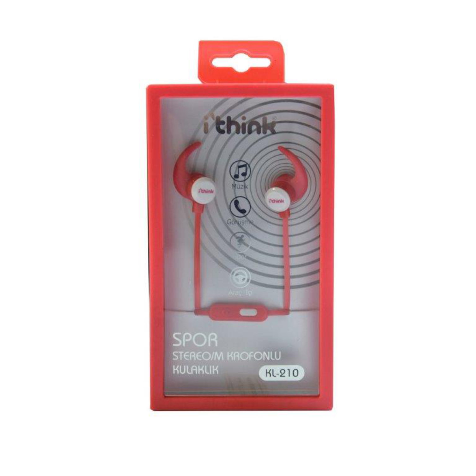 i'think Spor Mikrofonlu Kulaklık Kl-210