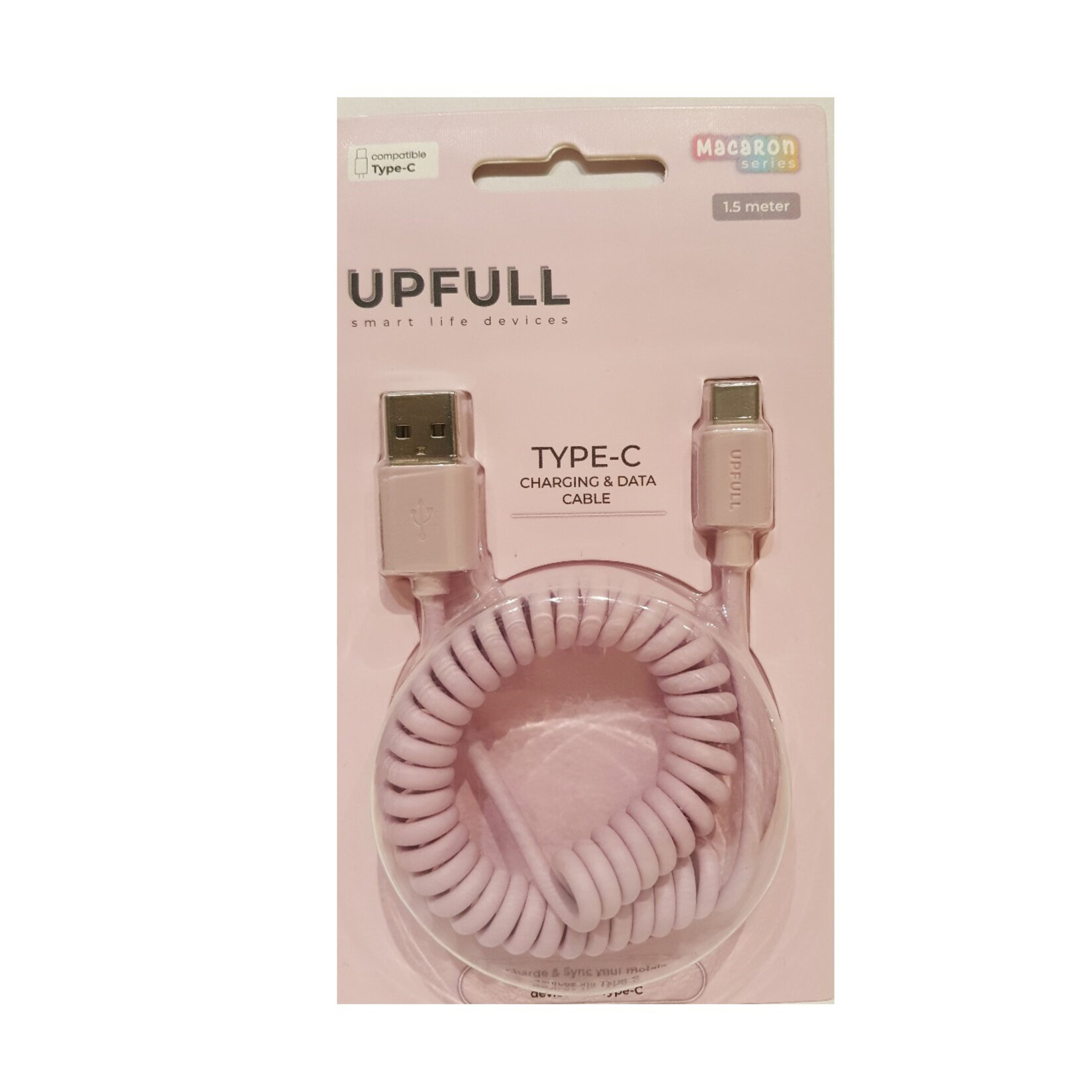 Up Full Spiral Type-c Şarj Ve Data Kablosu