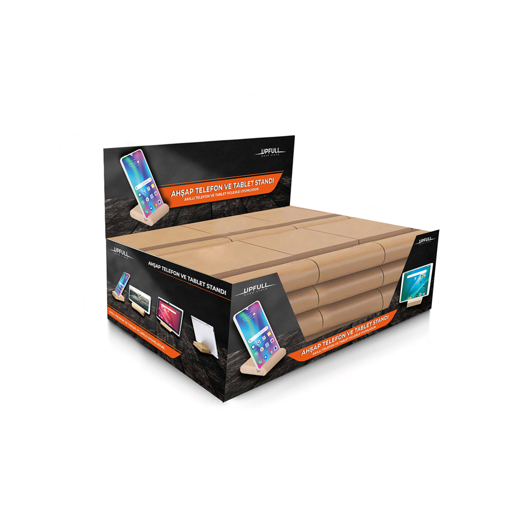 Upfull Ahşap Telefon Ve Tablet Standı - Görsel 2