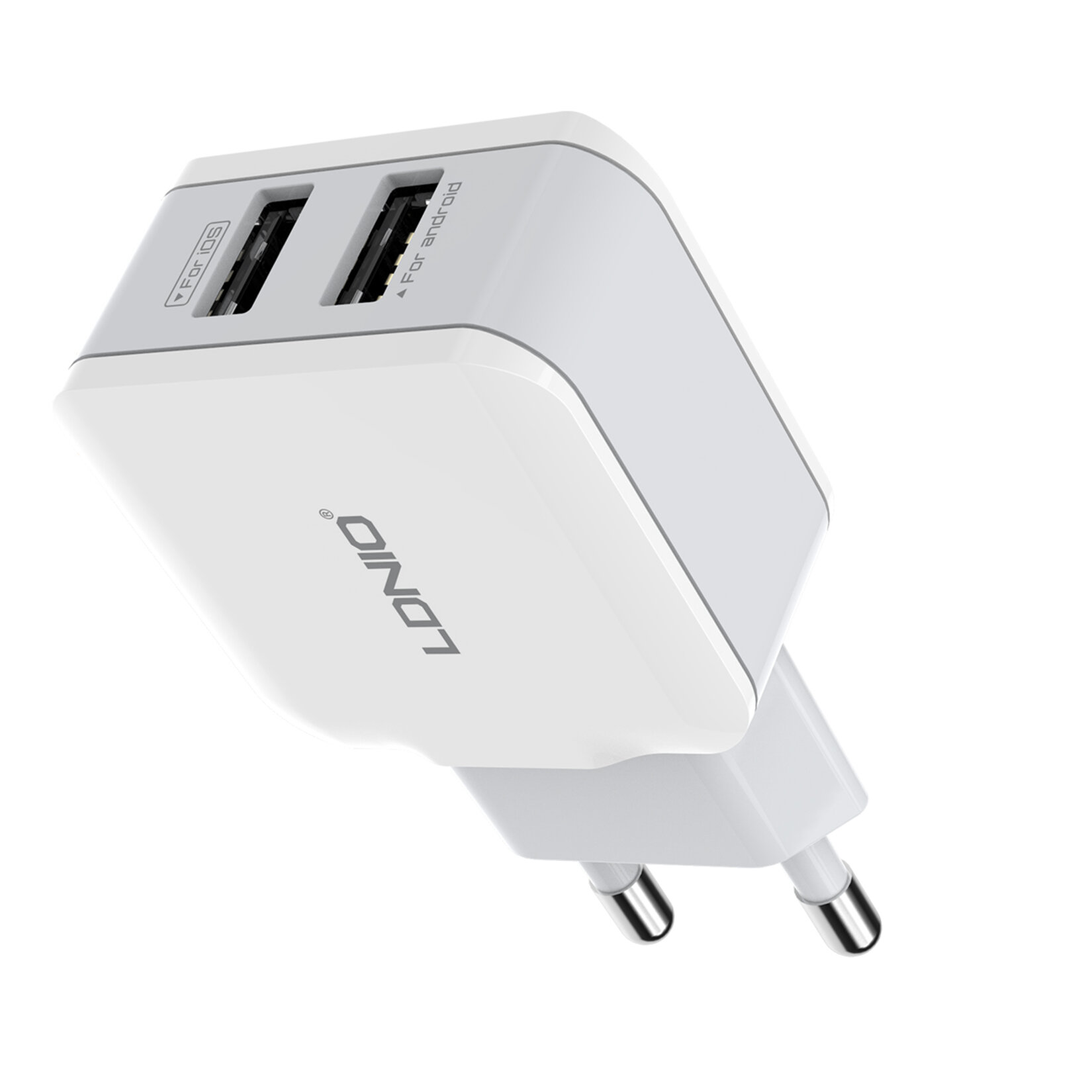 Ldnio 2 Usb Girişli Ev Şarj Cihazı 2.4A A2202 - Görsel 2
