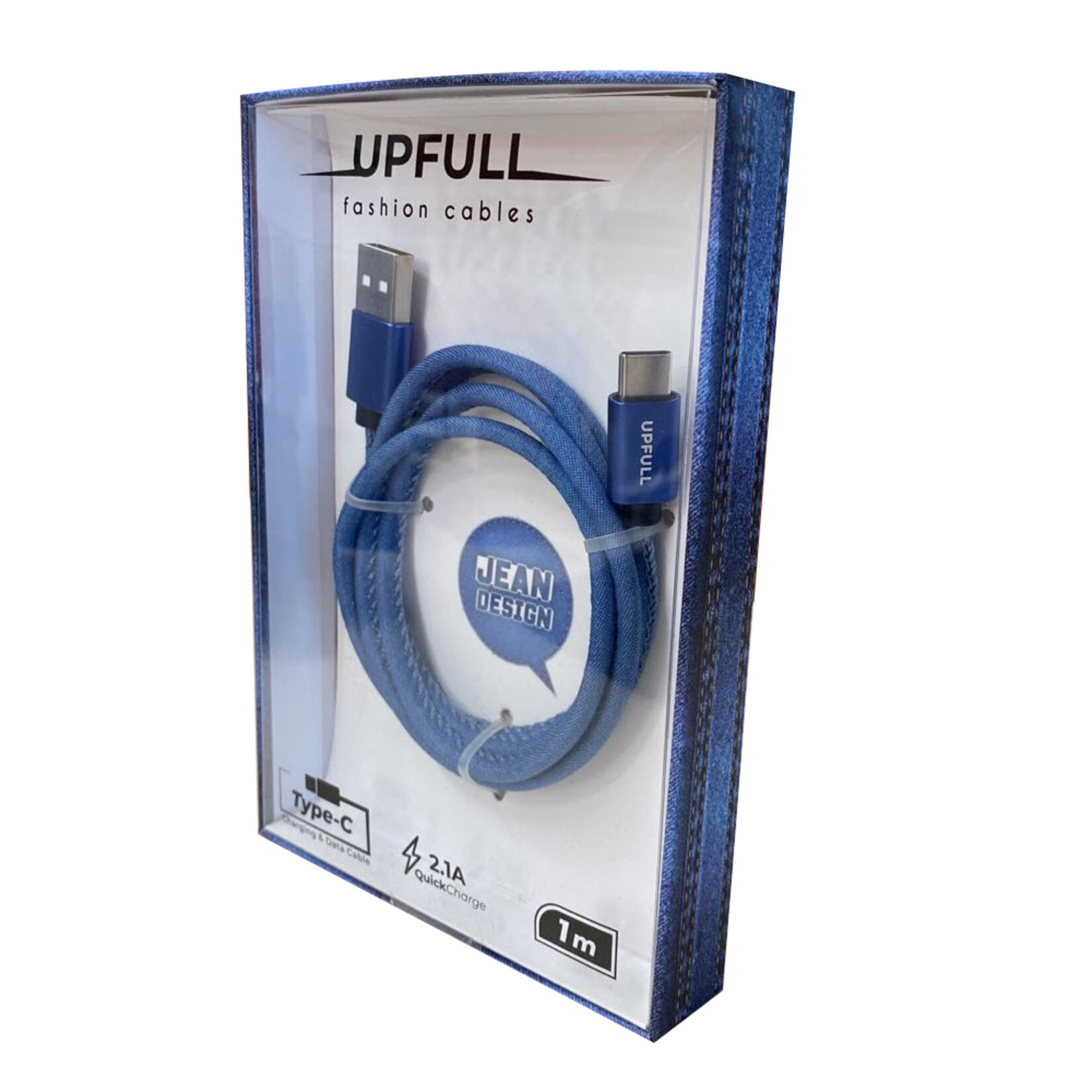 Upfull Jean Type-C Kablo NT-62 - Görsel 1