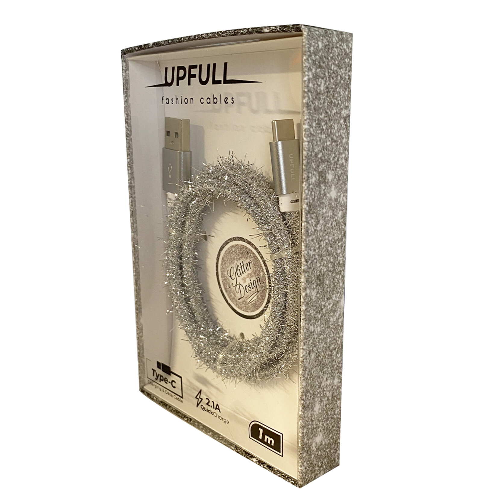 Upfull Parıltılı Type-C Kablo NT-54 - Görsel 1
