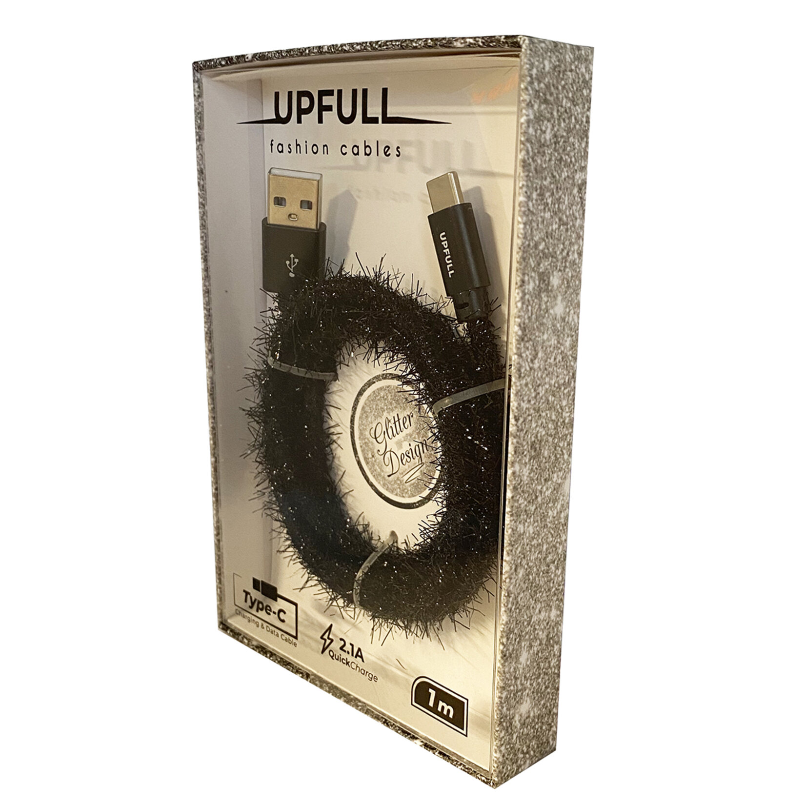 Upfull Parıltılı Type-C Kablo NT-54 - Görsel 2