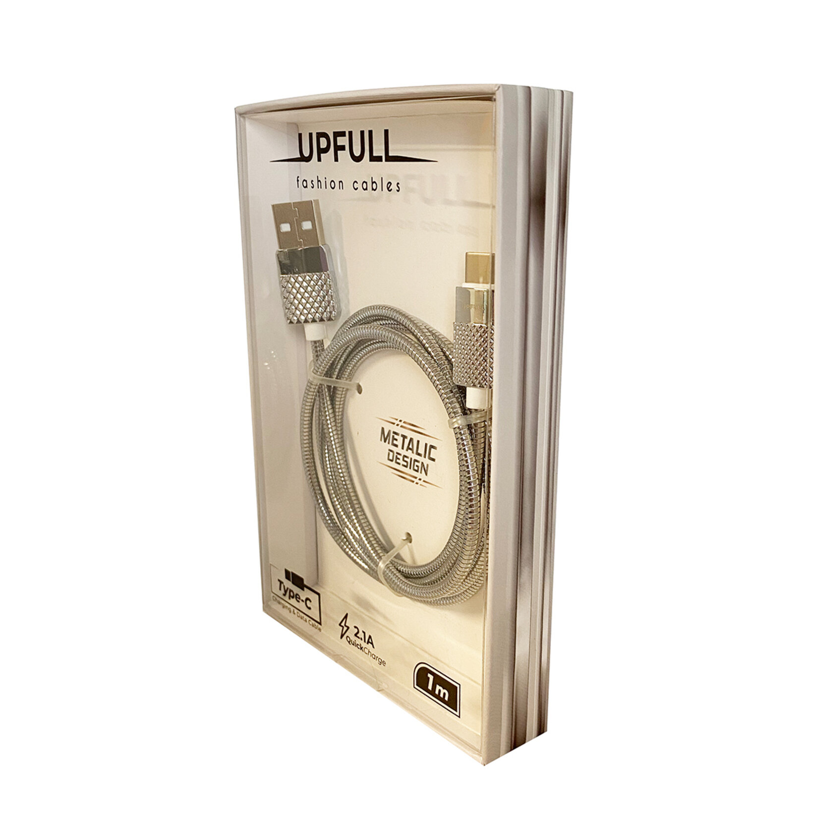 Upfull Metalik Type-C Kablo NT-28 - Görsel 1