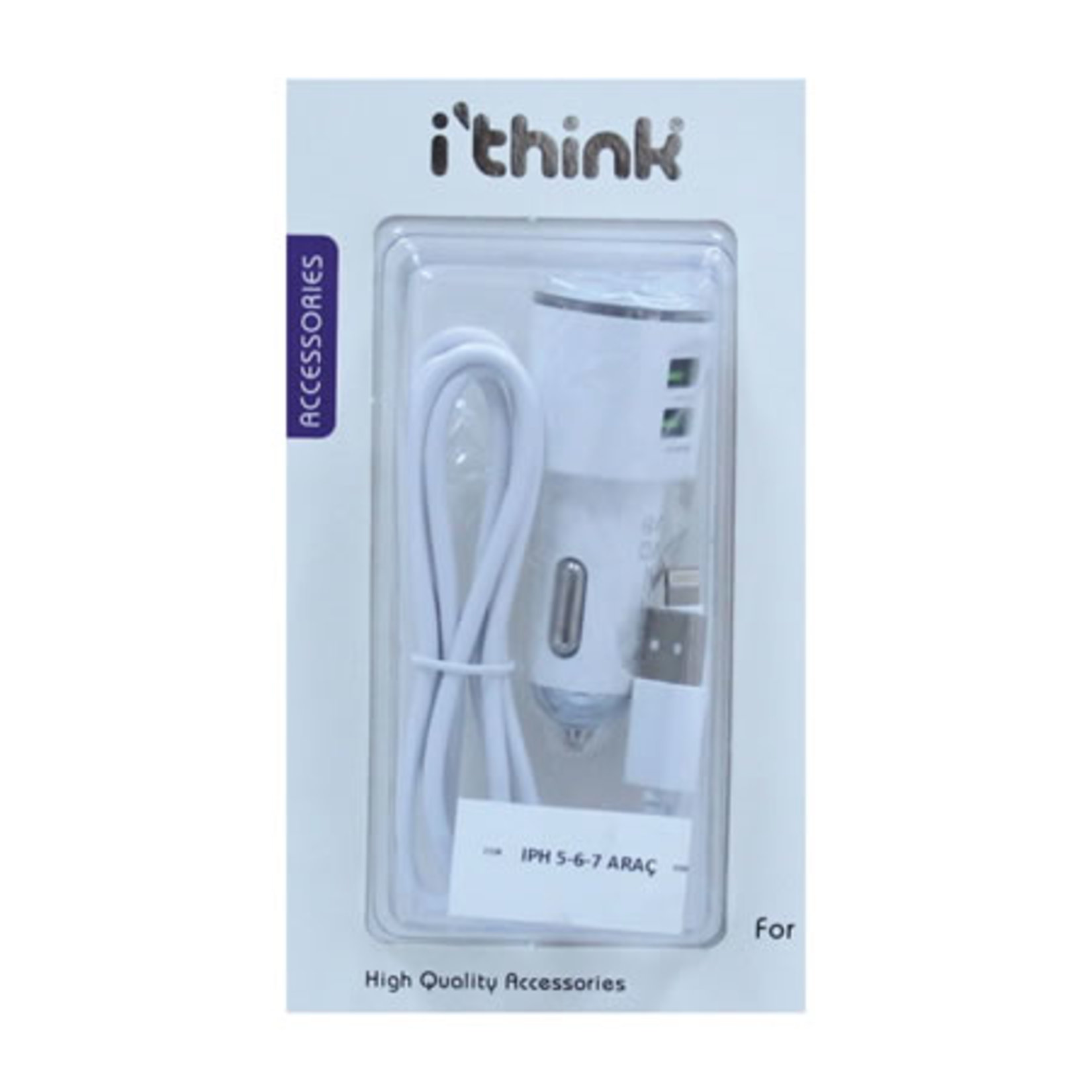 i'think Araç Şarj Set Iphone 5/6
