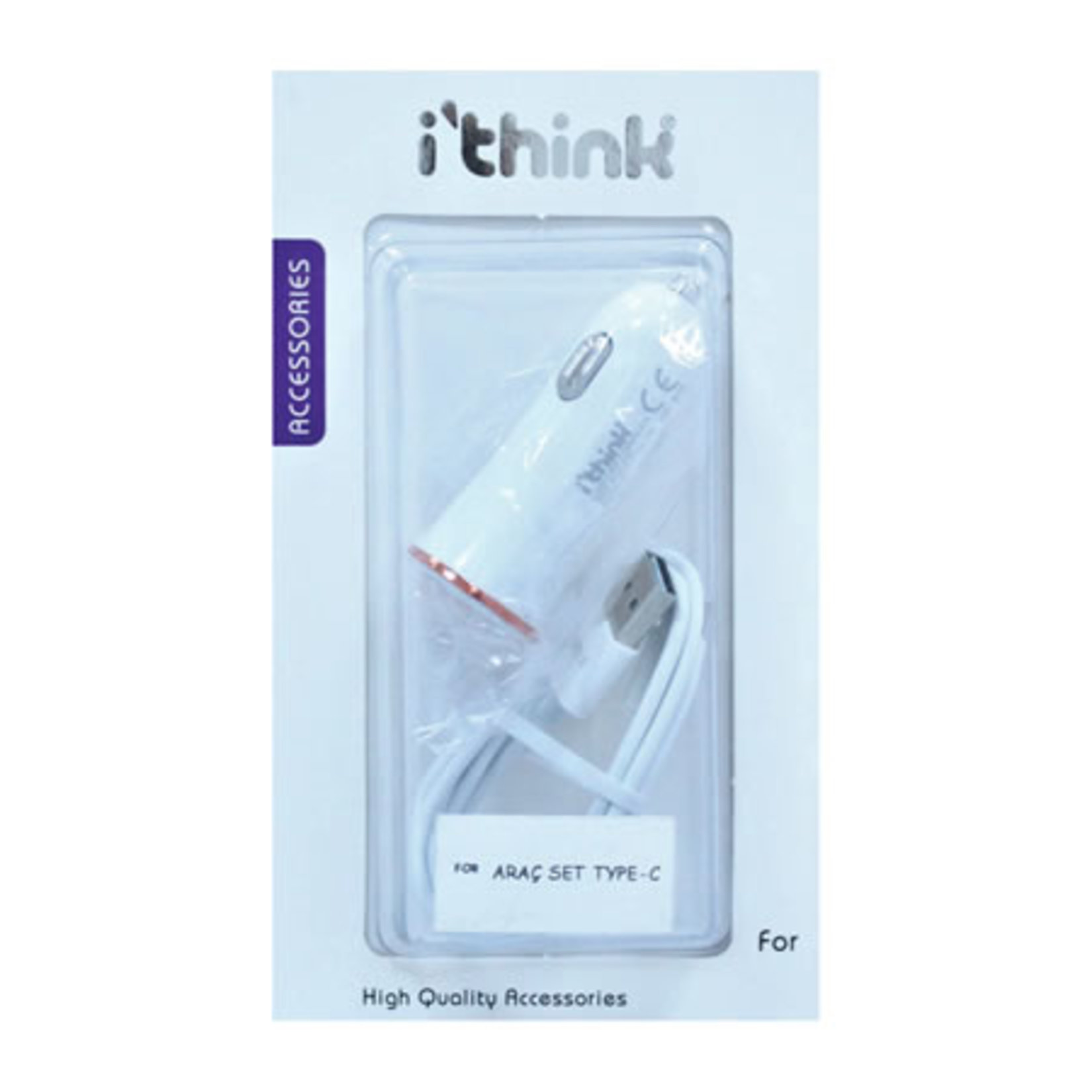 i'think Type-c(hızlı Şarj) Araç Şarj Seti