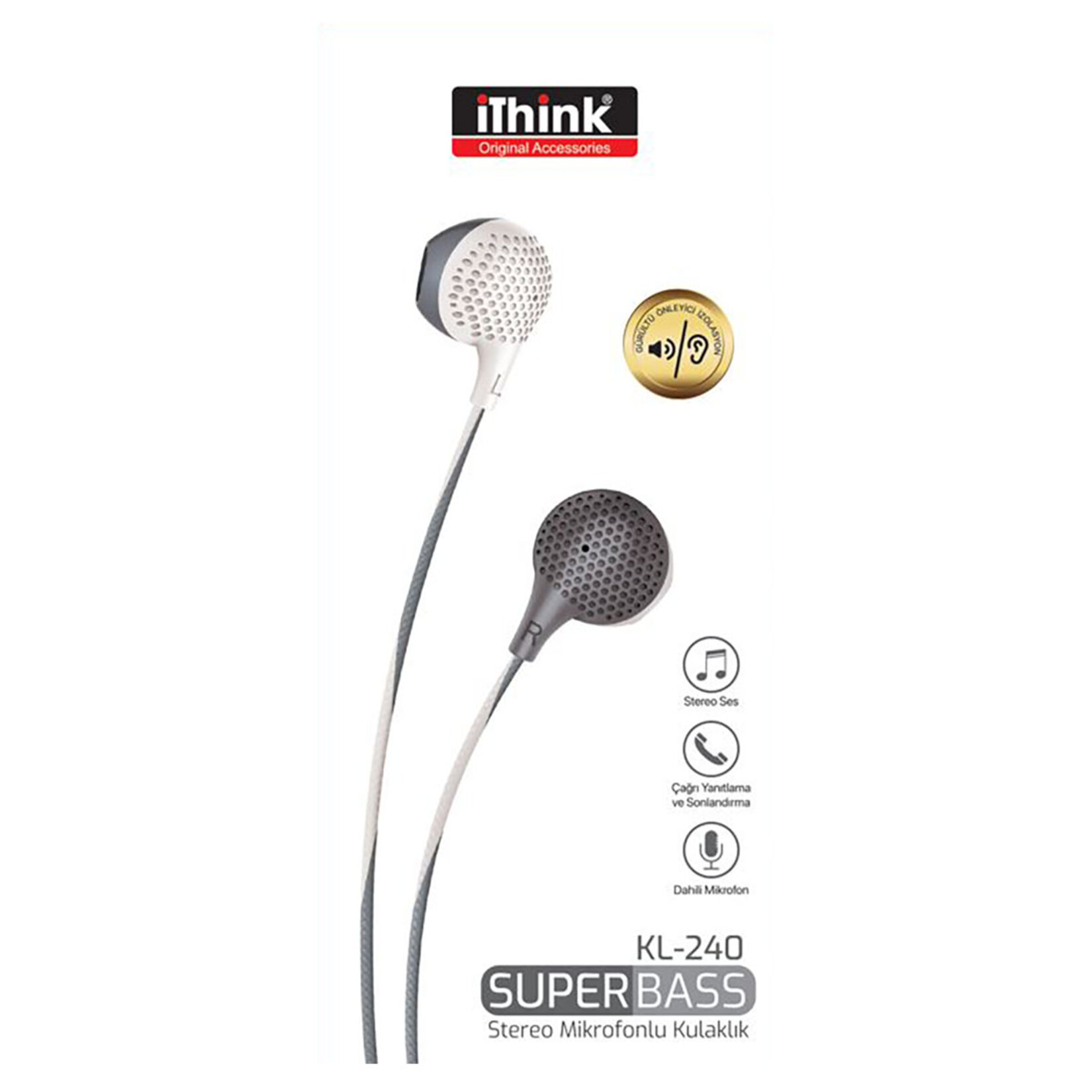 i'think Superbass Stereo Mikrofonlu Kulaklık Kl-240