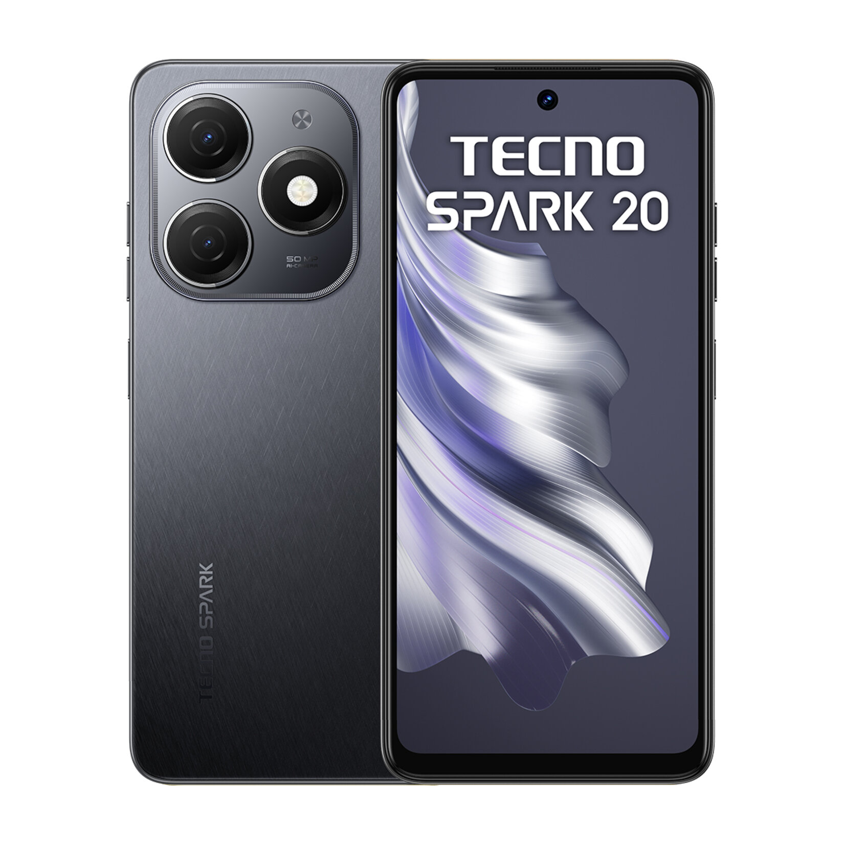 Tecno Spark 20 8/256 GB Siyah Cep Telefonu - Görsel 1