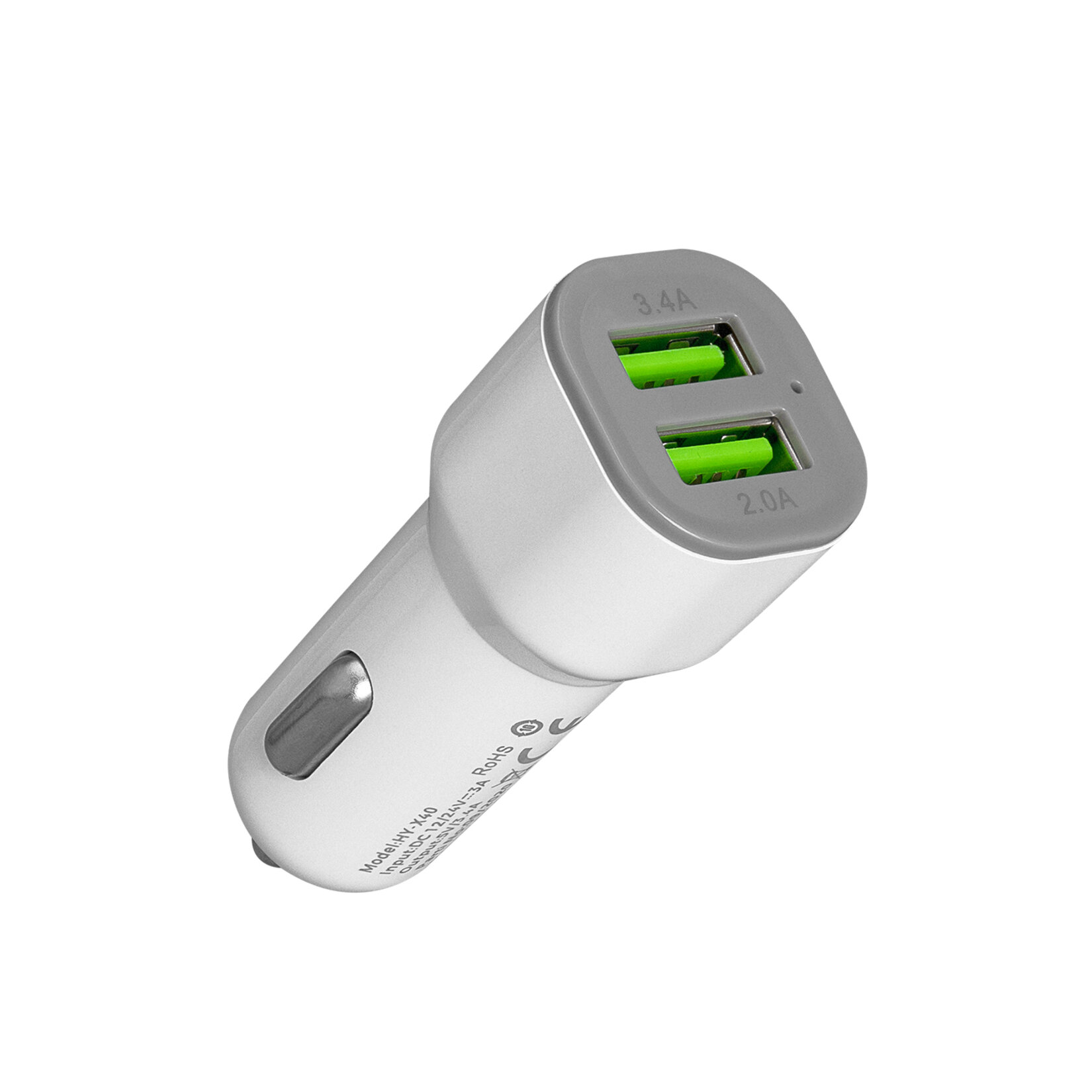 Hytech Hy-x40 3.4A 2 Usb'li Araç Şarj Cihazı - Görsel 2