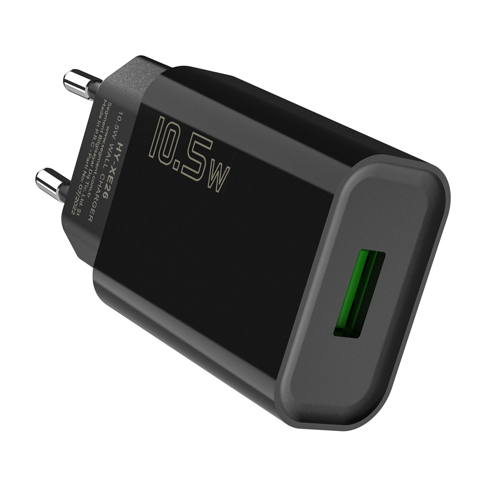 Hytech  HY-XE26  2.1A Siyah Ev Şarj Adaptörü - Görsel 2