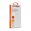 Hytech HY-X83 1M 2A Micro Usb Beyaz Şarj Kablosu - Görsel 2