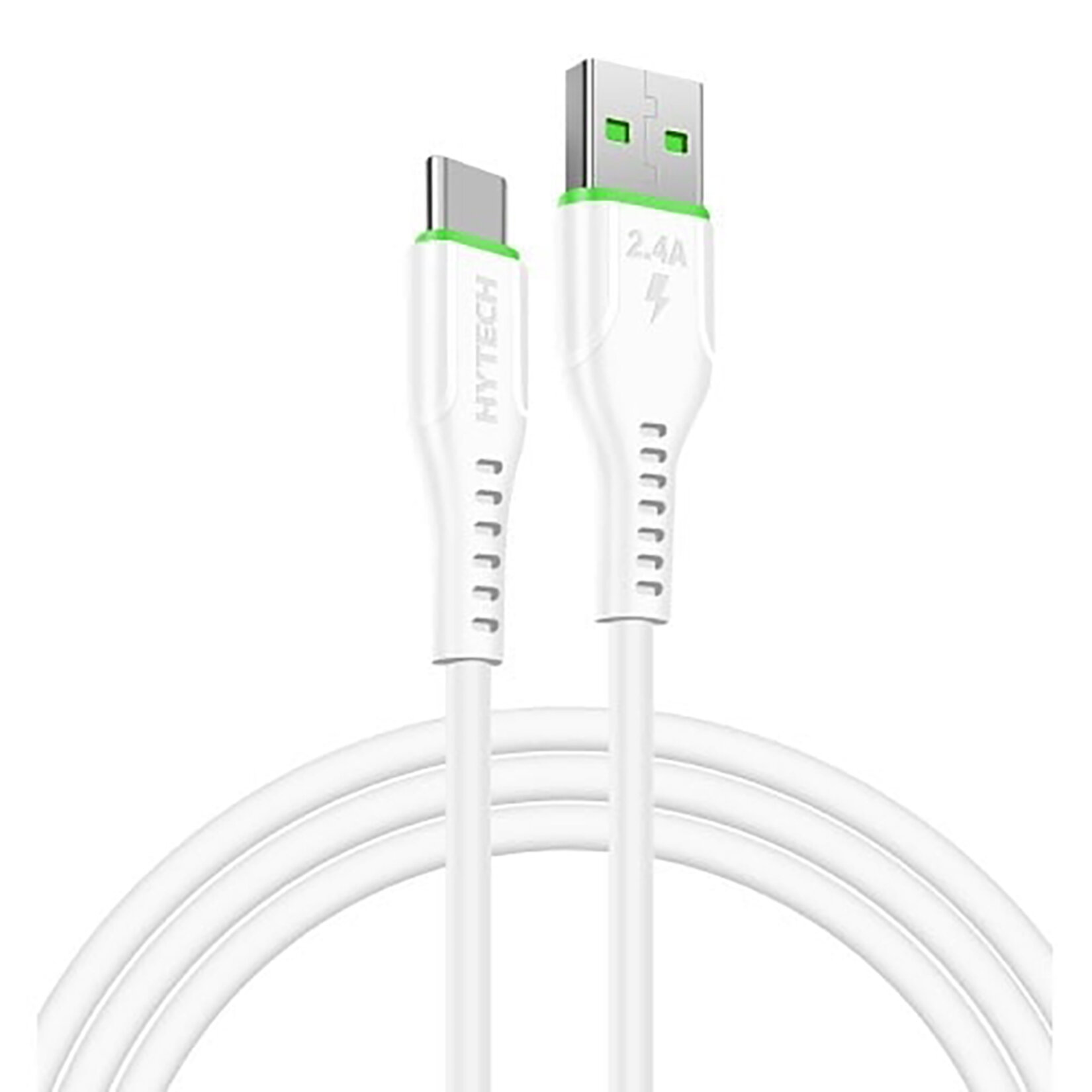 Hytech HY-X105 1M 2A Type-C Beyaz Şarj Kablosu