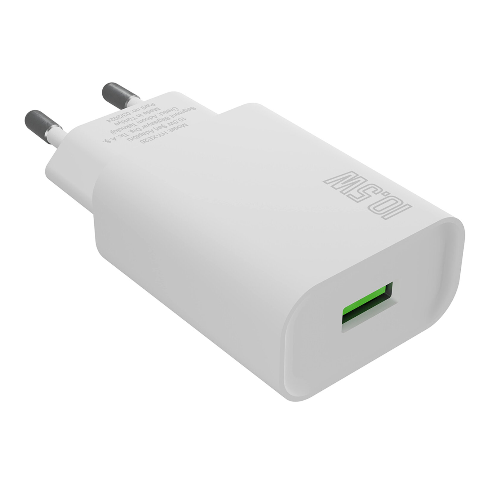 Hytech HY-XE26 2.1A Beyaz Ev Şarj Adaptörü