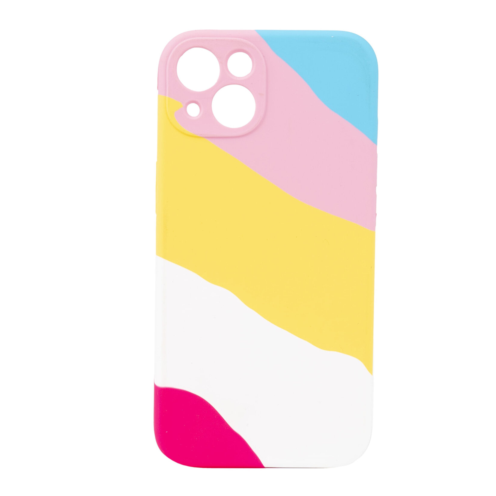 i'think iPhone 13 Rainbow Silinebilir Kapak - Görsel 4