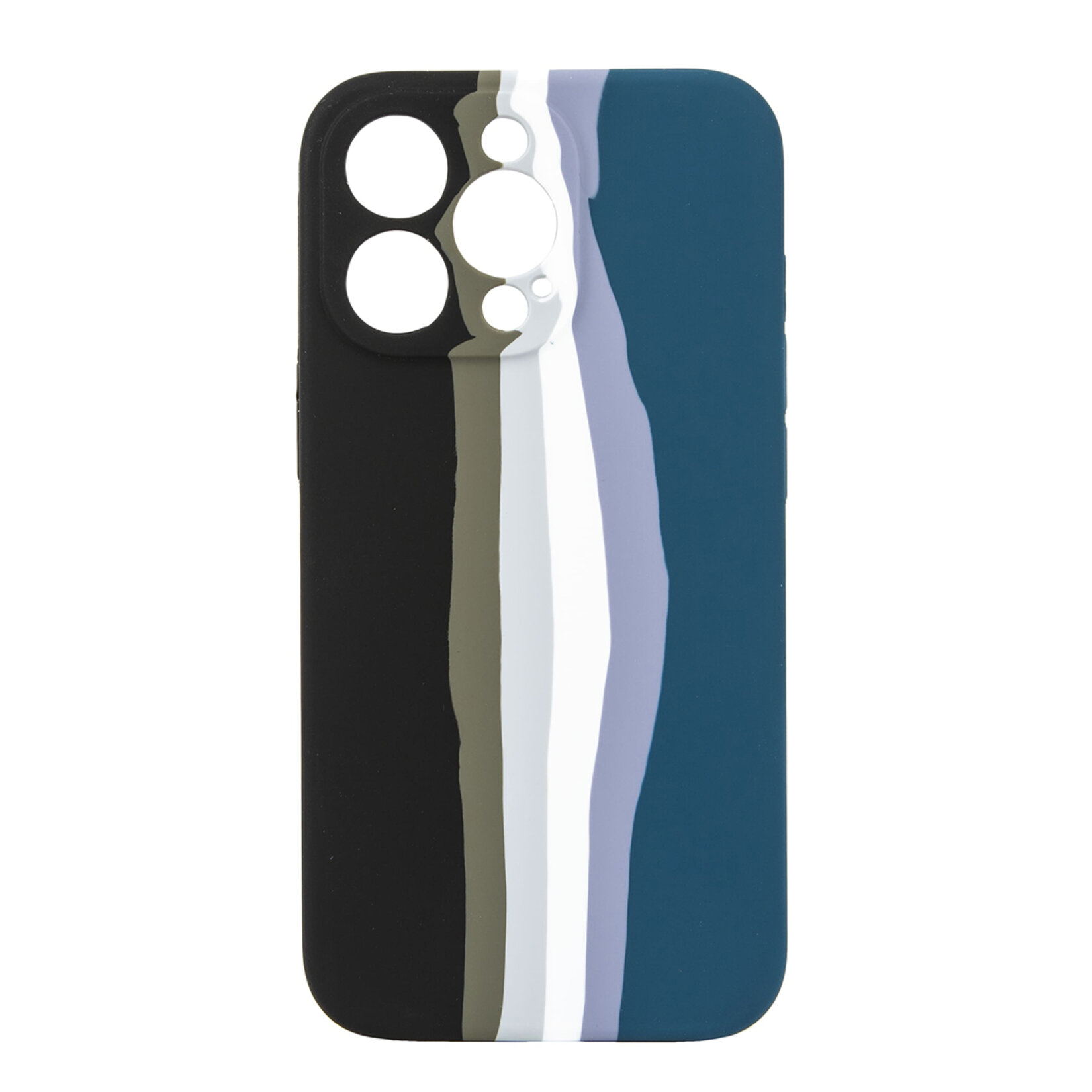 i'think iPhone 13 Pro Max Rainbow Silinebilir Kapak - Görsel 2