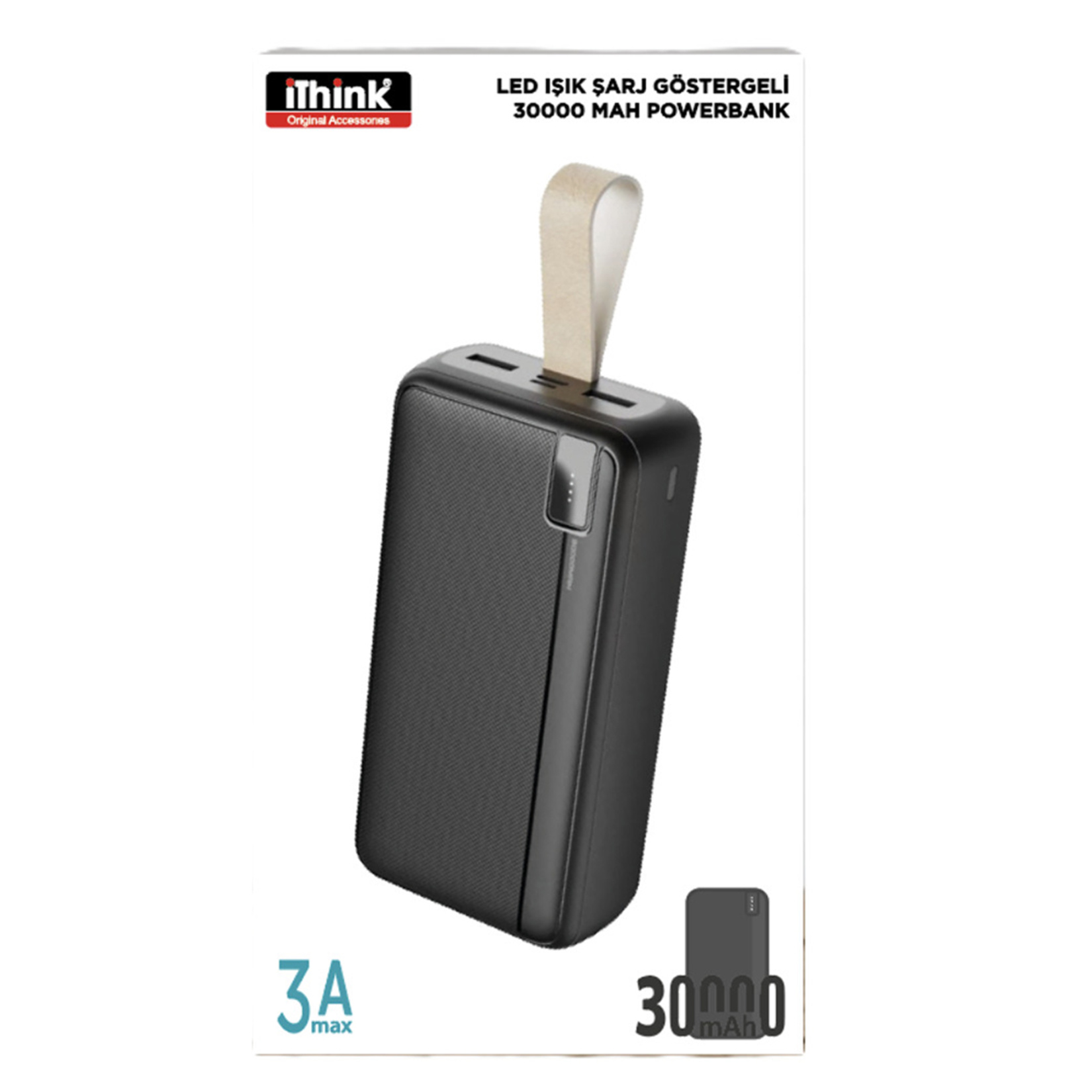 i'think 30.000 Mah PD 20W + QC 22.5W Powerbank PB-610