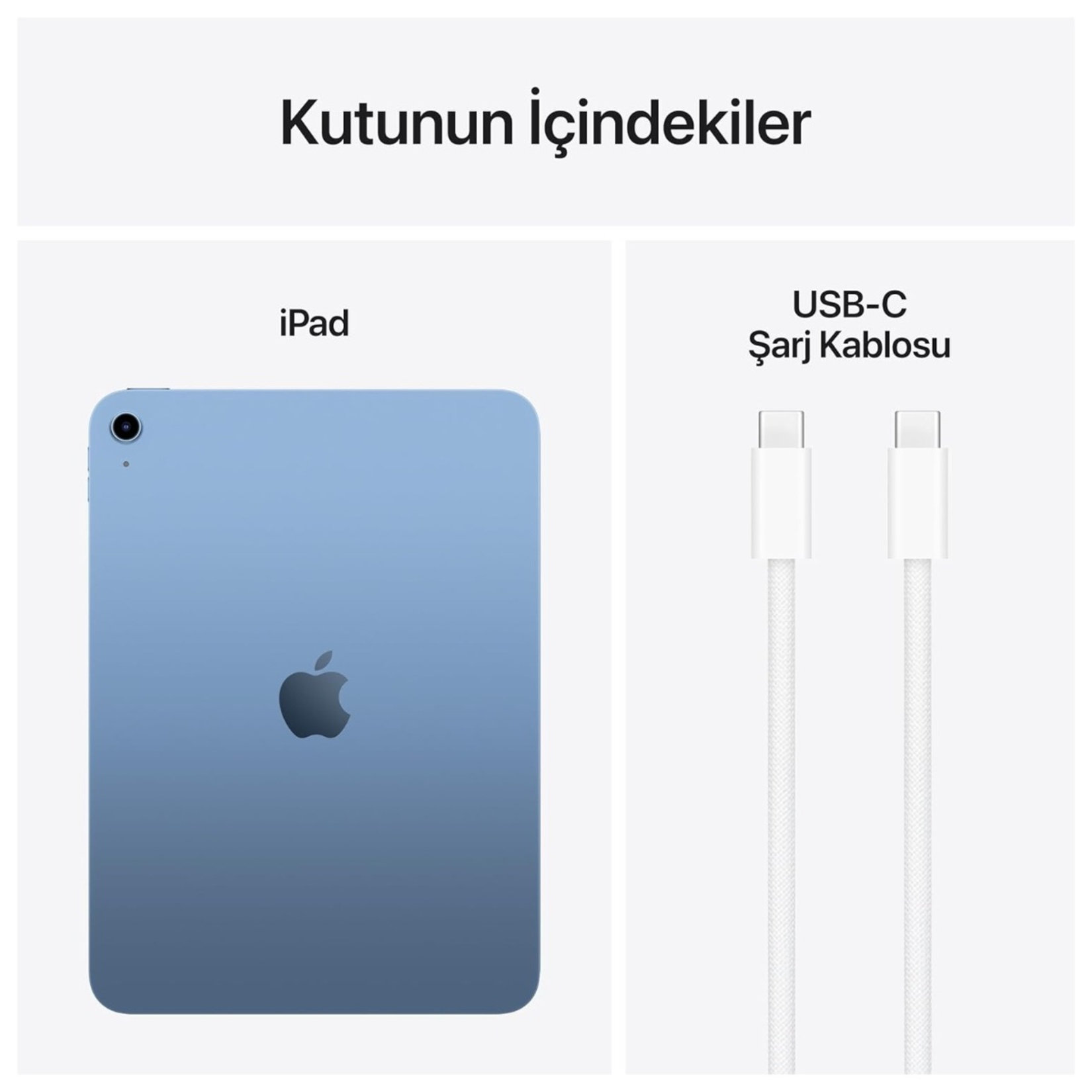 Apple Ipad A16 11" 128 GB Wi-Fi Tablet Blue - Görsel 2