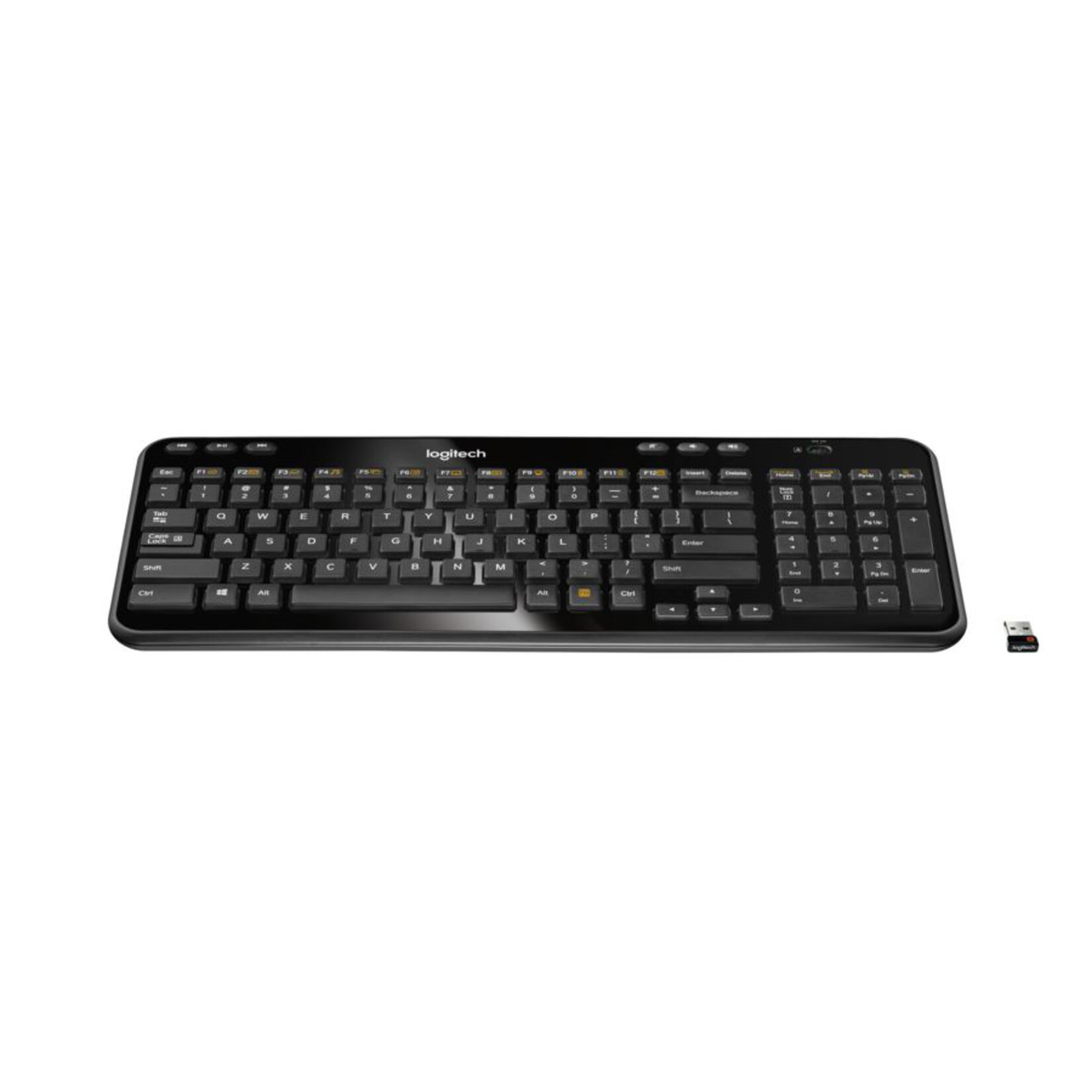 Logitech K360 Kablosuz Klavye - Siyah - Görsel 1