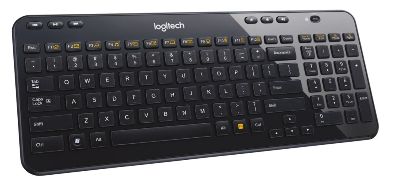 Logitech K360 Kablosuz Klavye - Siyah - Görsel 4