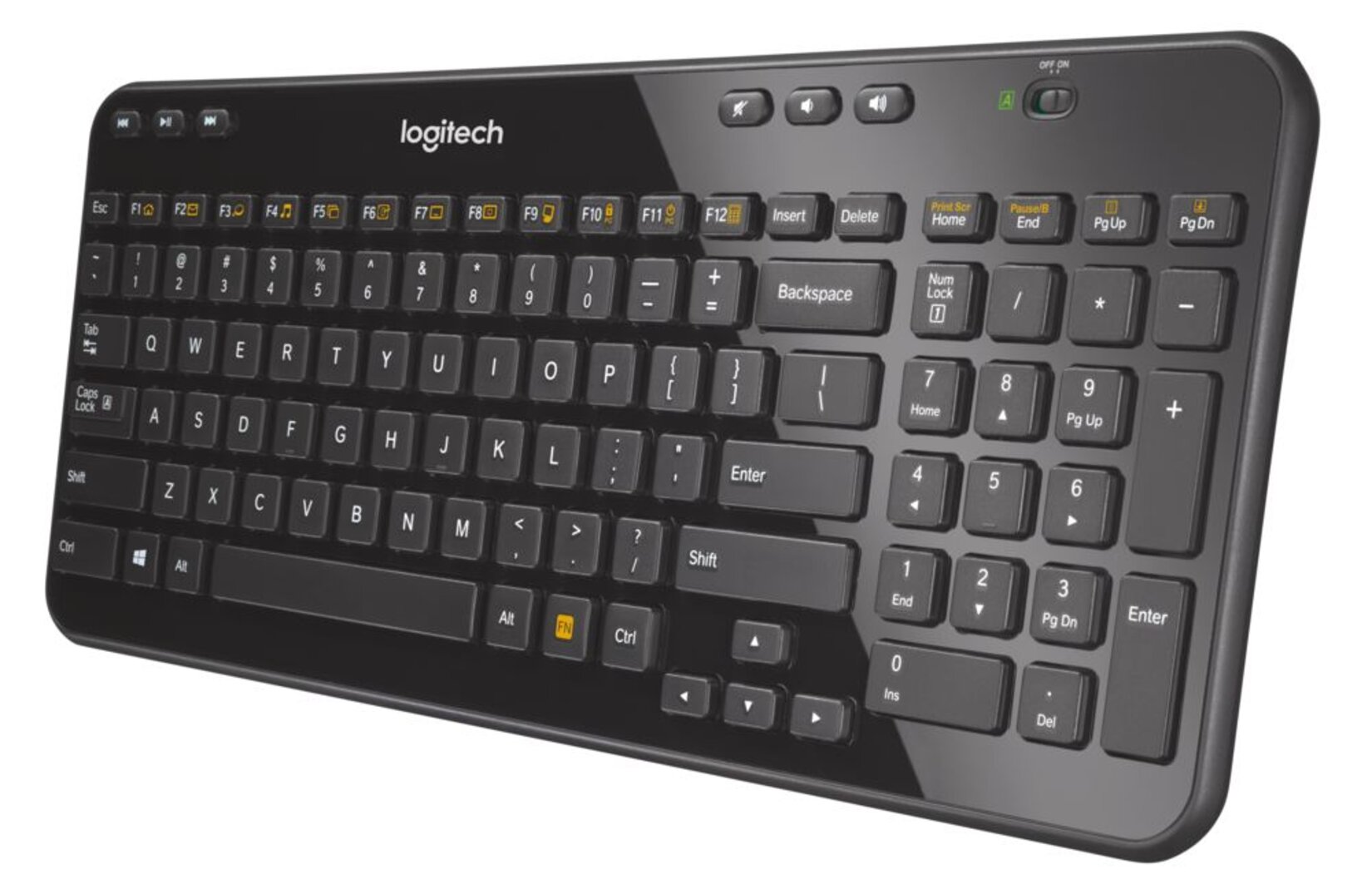Logitech K360 Kablosuz Klavye - Siyah - Görsel 2
