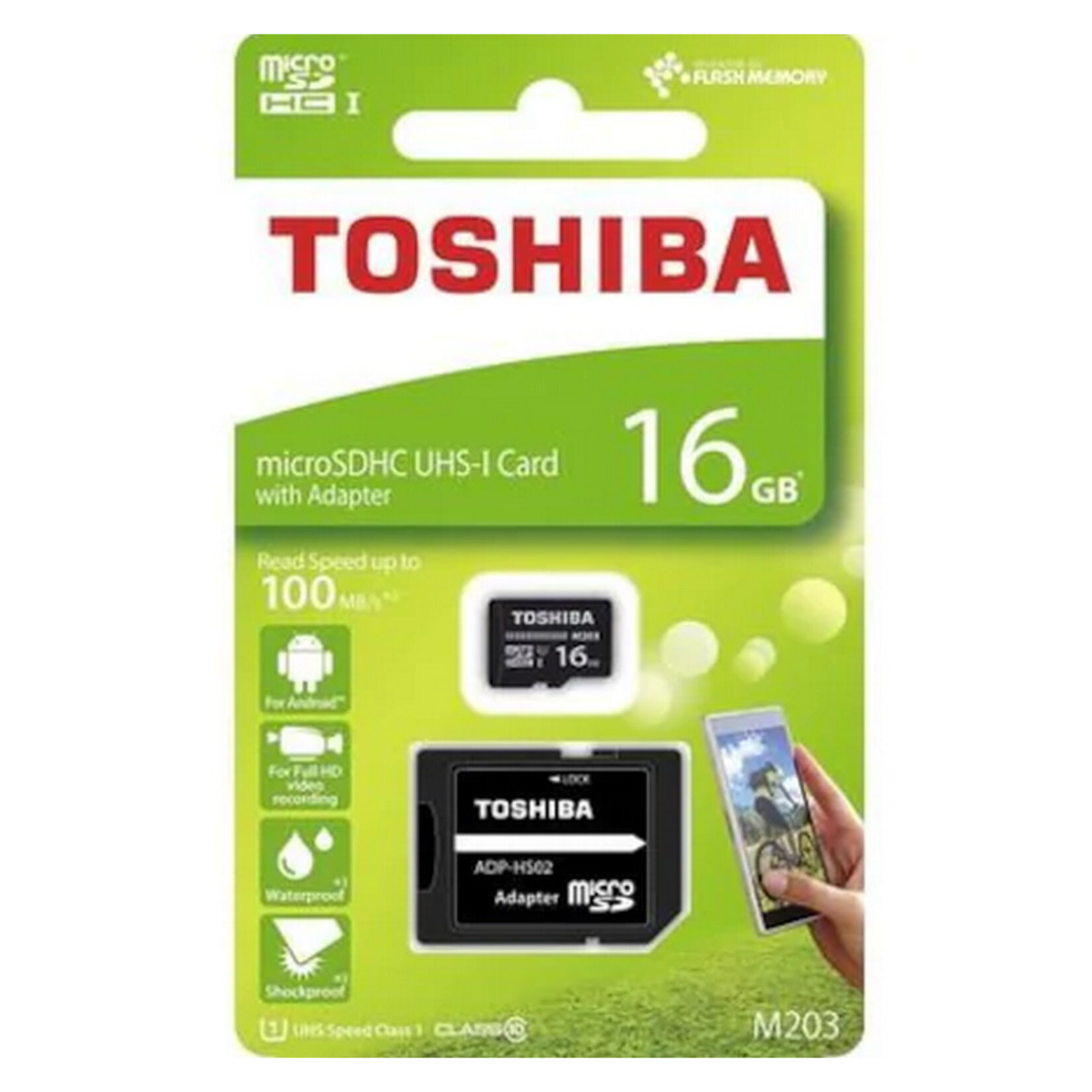 Toshiba Class10 16 Gb Microsd Hafıza Kartı + Adaptör