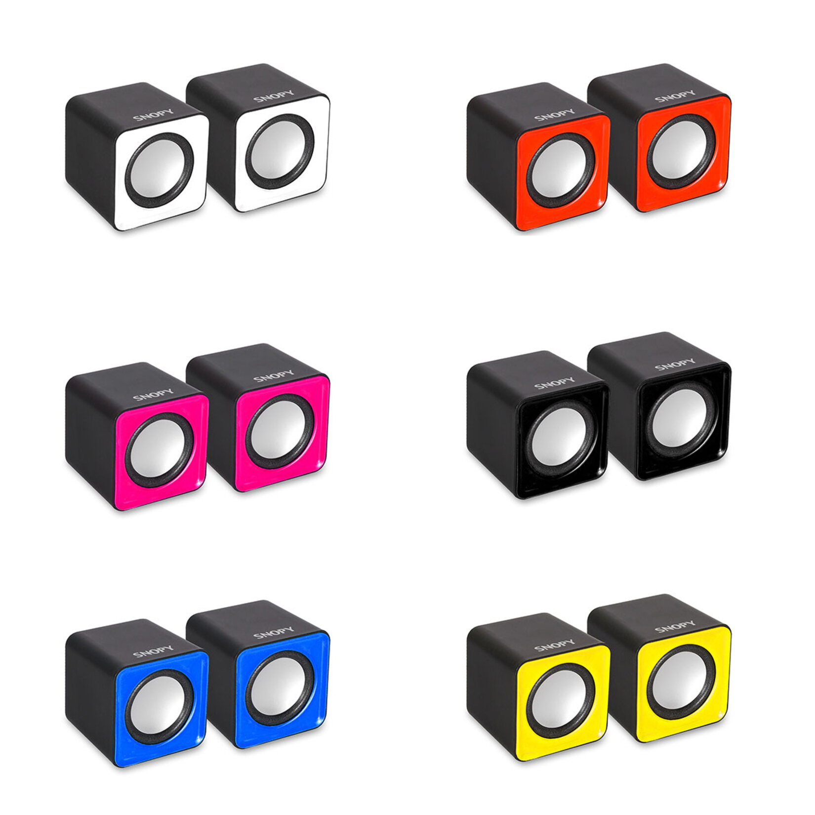 Snopy Sn-66 2.0 Renkli Usb Hoparlör