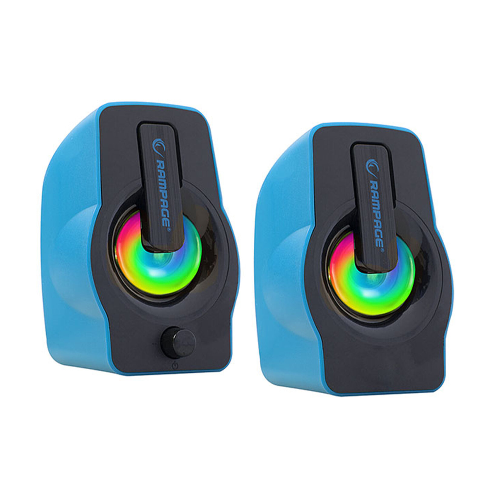 Rampage Rms-g7 Ledli Mavi 2.0 Usb Hoparlör
