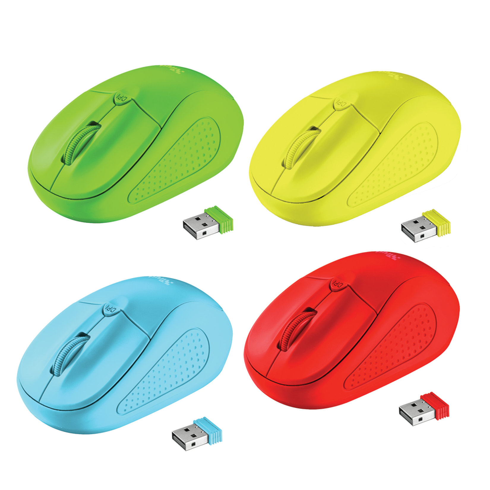 Trust Primo Summer Edition Neon Renkli Mouse