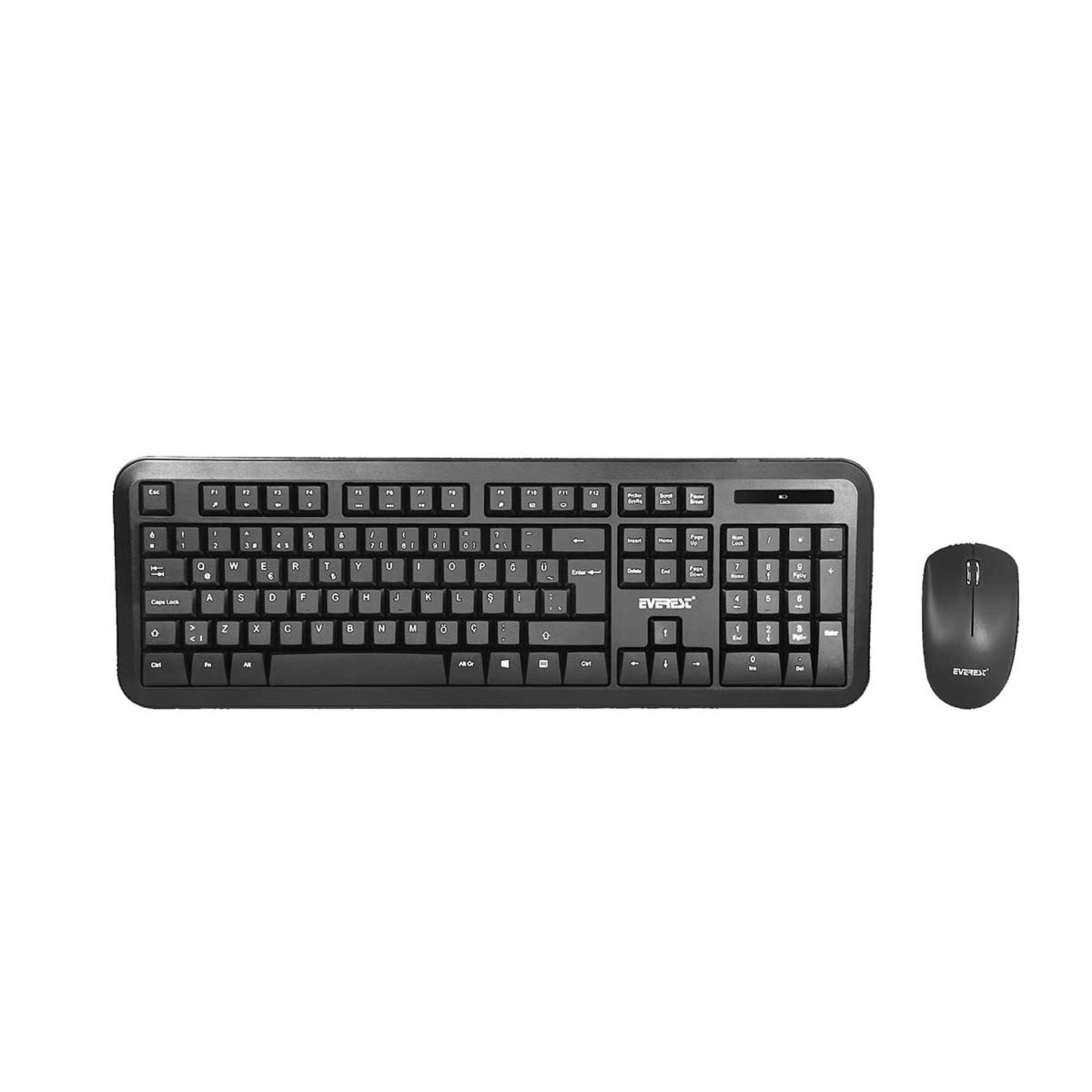 Everest Km-8100 Ergomy Kablosuz Q Klavye+mouse