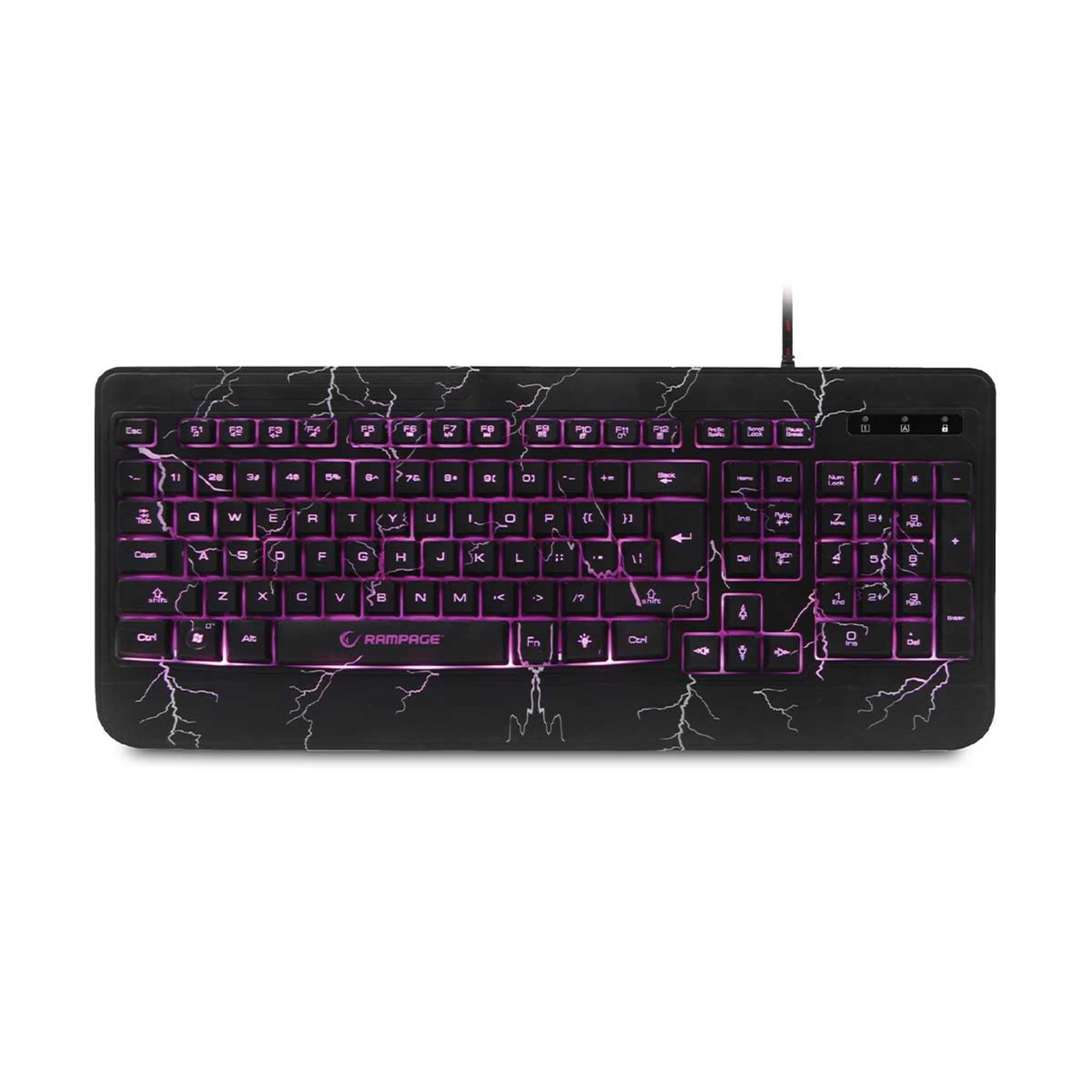 Rampage Kb-r45 3Renkaydınlatmalı Gaming Klavye