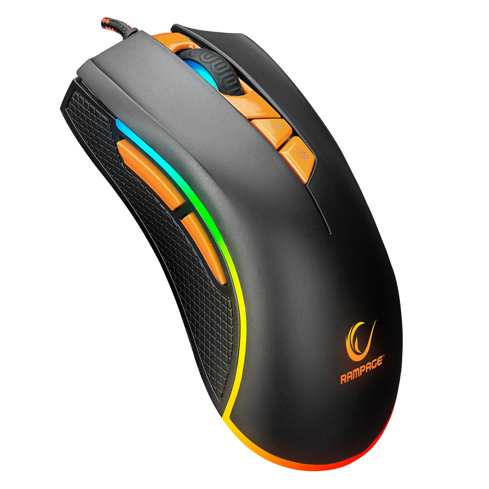 Rampage SMX-R9 USB Siyah/Turuncu Oyuncu Mouse - Görsel 3