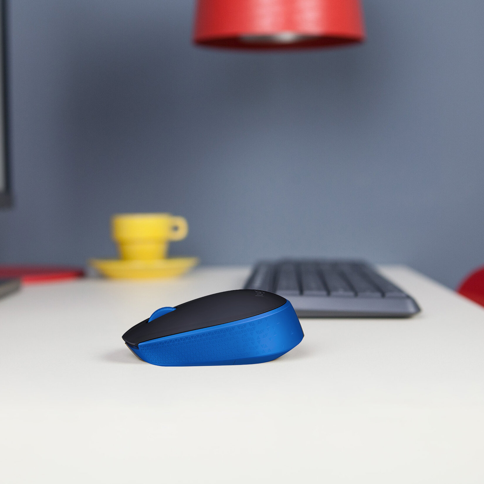 Logitech M171 Kablosuz Mouse Mavi - Görsel 5