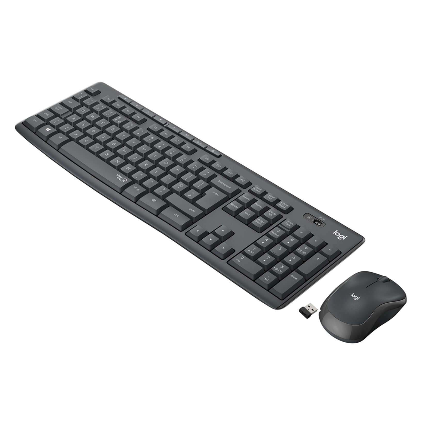 Logitech MK295 Kablosuz Klavye & Mouse Seti - Siyah