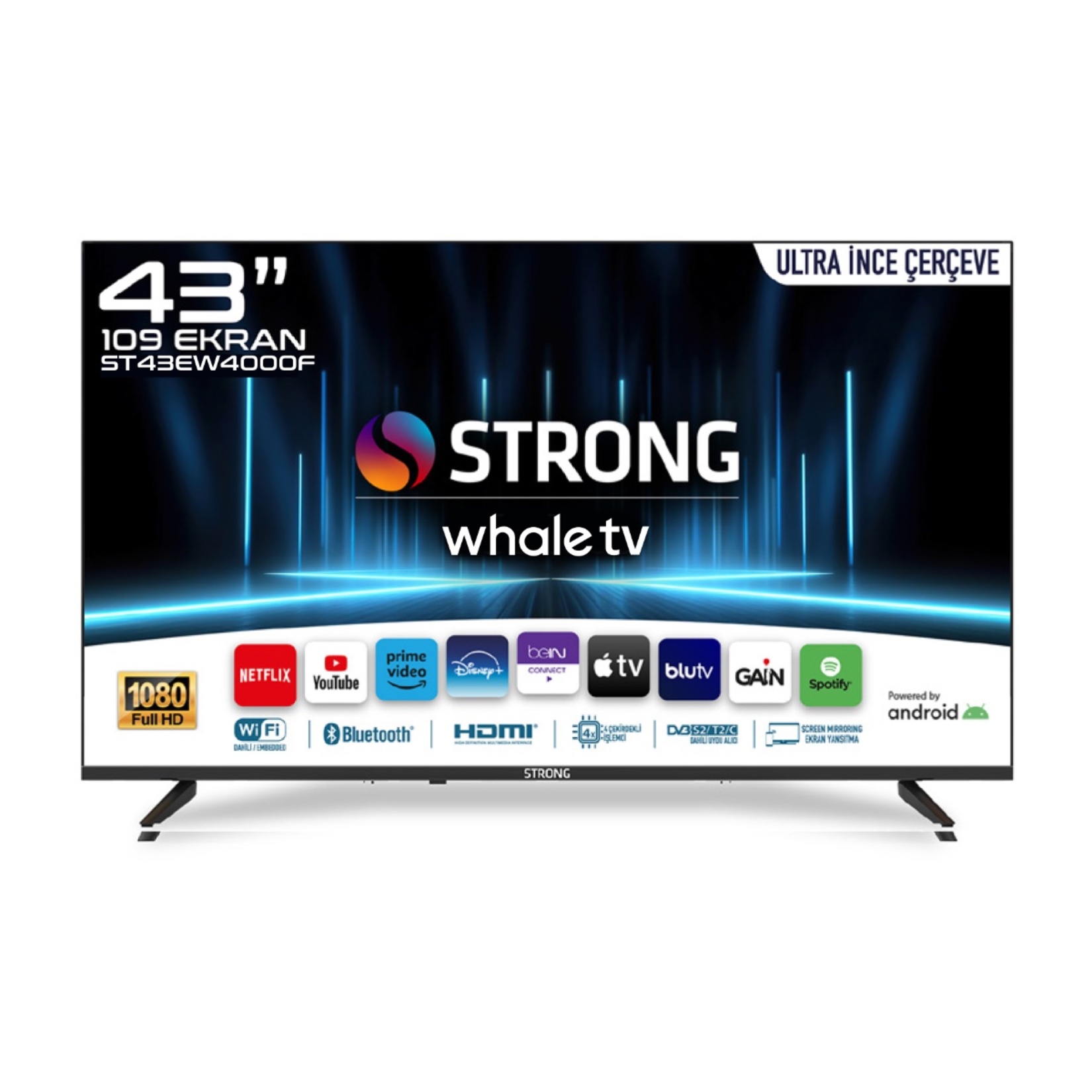 Strong 43" Whale Os 10-ST43EW4000F Full HD Tv - Görsel 3
