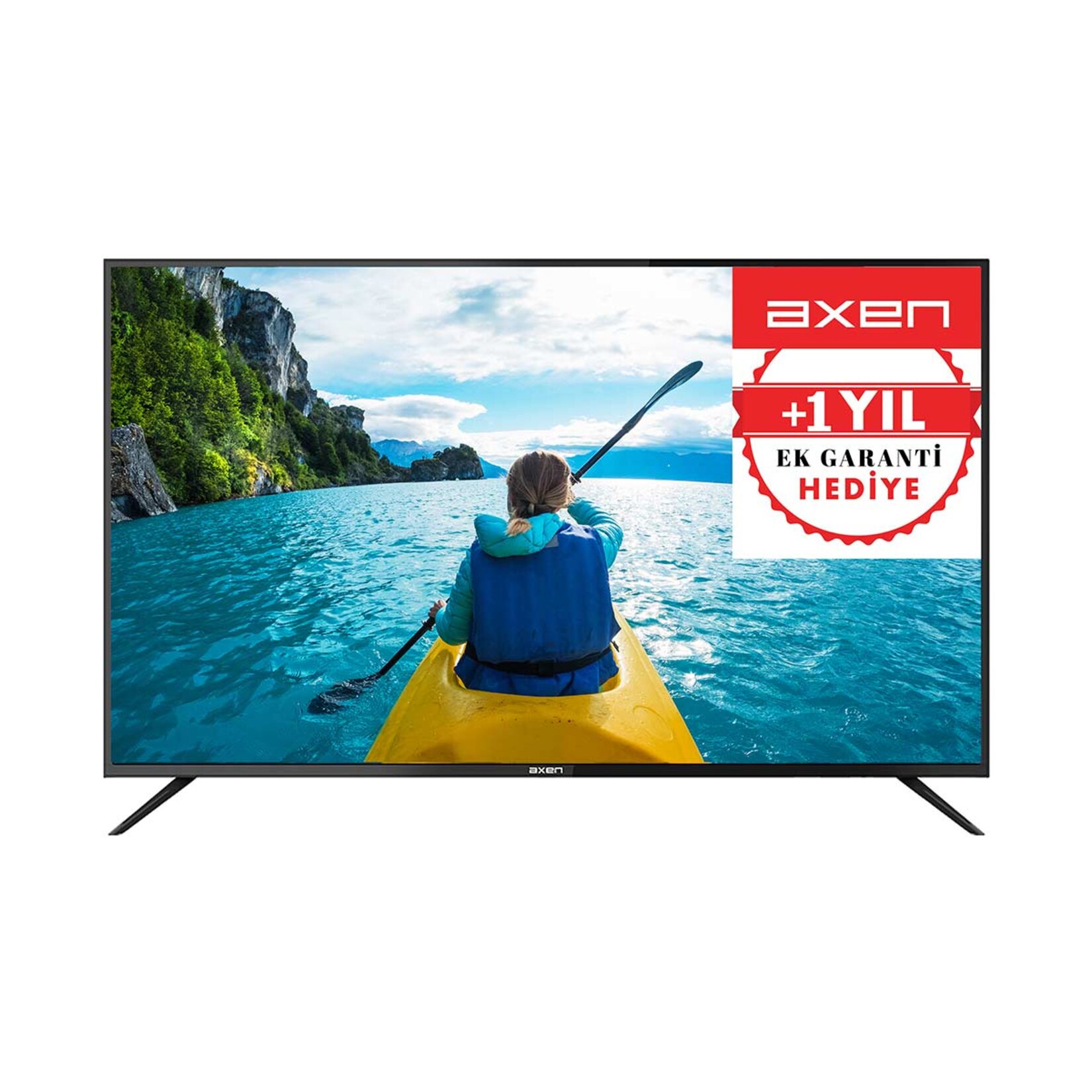Axen Ax58Ledj203 146Ekr Uhd And.Smart Uydu Led Tv - Görsel 1