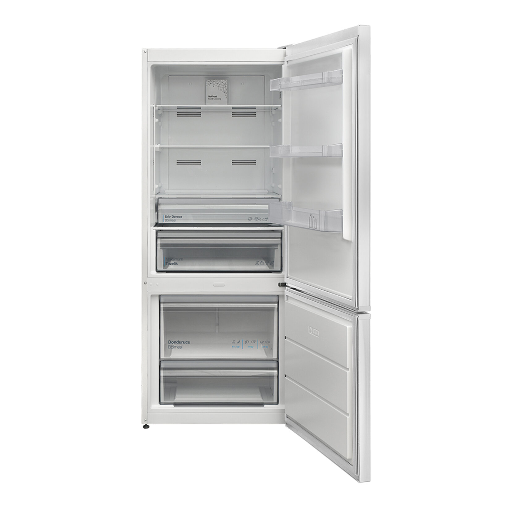 Seg CFW 4802 434 L Kombi Beyaz Buzdolabı - Görsel 2