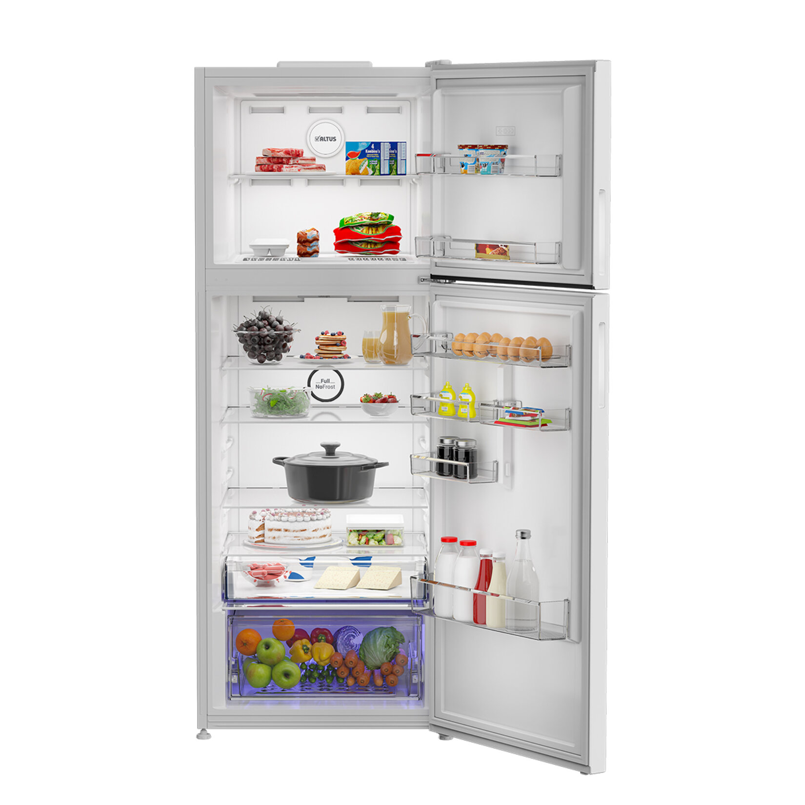 Altus AL375XE 477 L No-Frost E Sınıfı Dijital Ekran Buzdolabı - Görsel 2