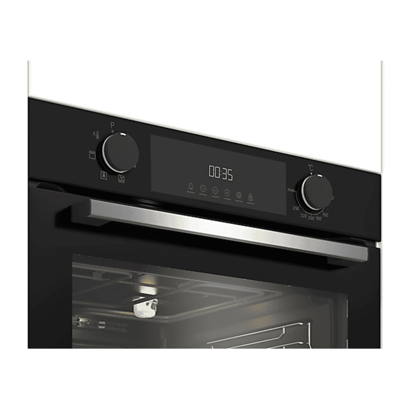 Altus ALA 322 B 6 Fonksiyonlu Siyah Ankastre Fırın - Görsel 3