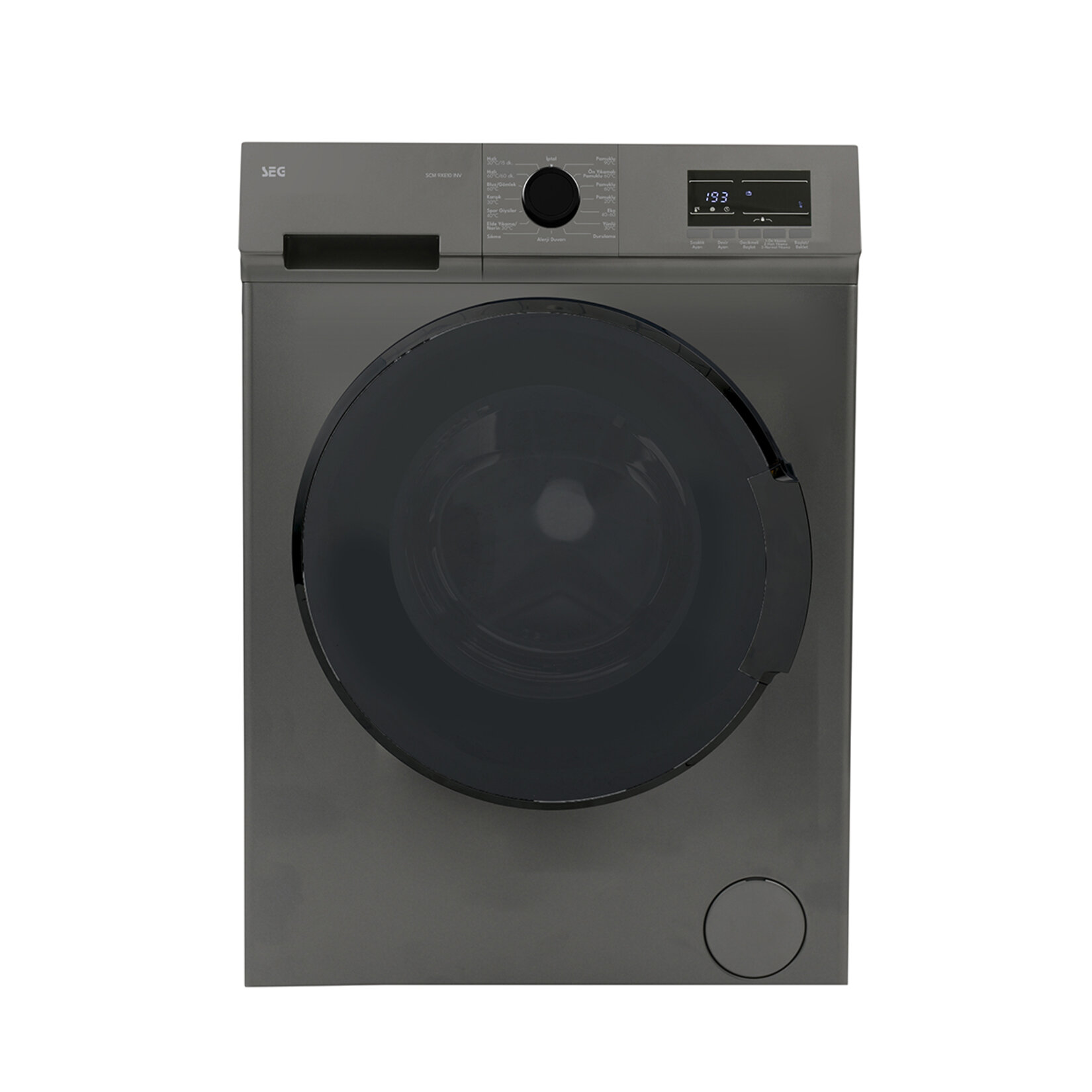 Seg Scm 9XE10 Inv 9 Kg Inox Çamaşır Makinesi