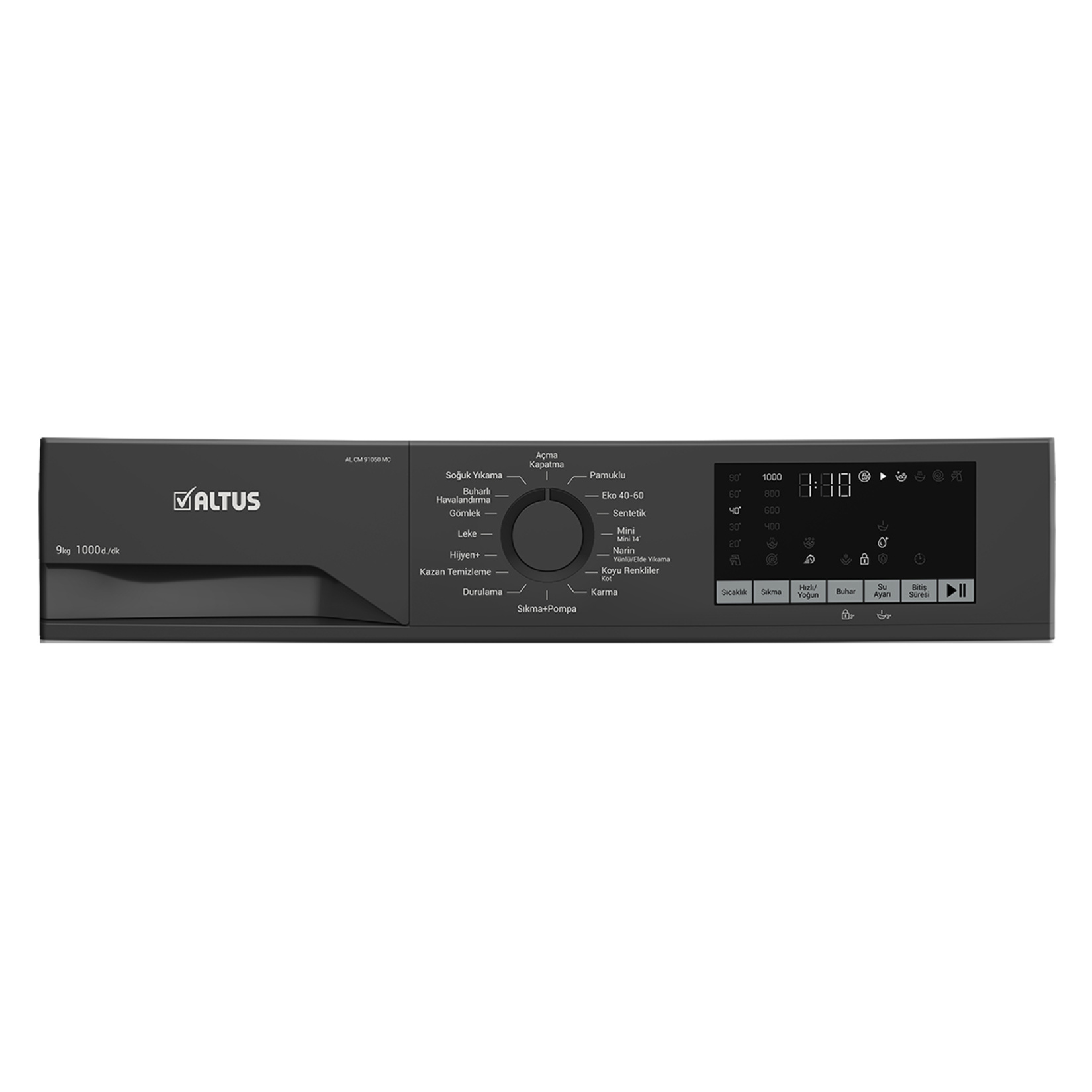 Altus ALCM91050MC 1000 Devir Çamaşır Makinesi 9 Kg - Görsel 4