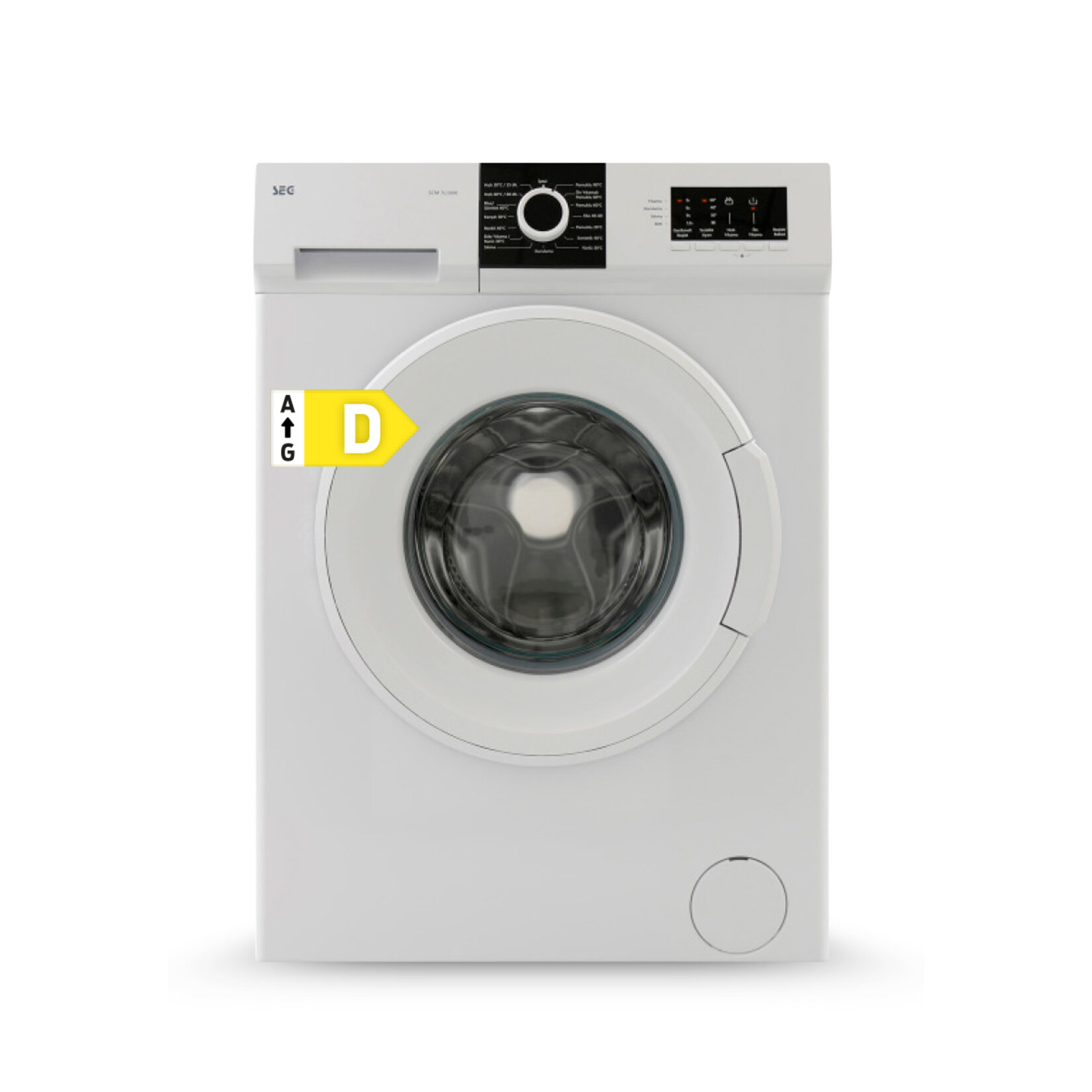 Seg SCM 7L1000 7 Kg / 1000 Devir Çamaşır Makinesi - Görsel 1