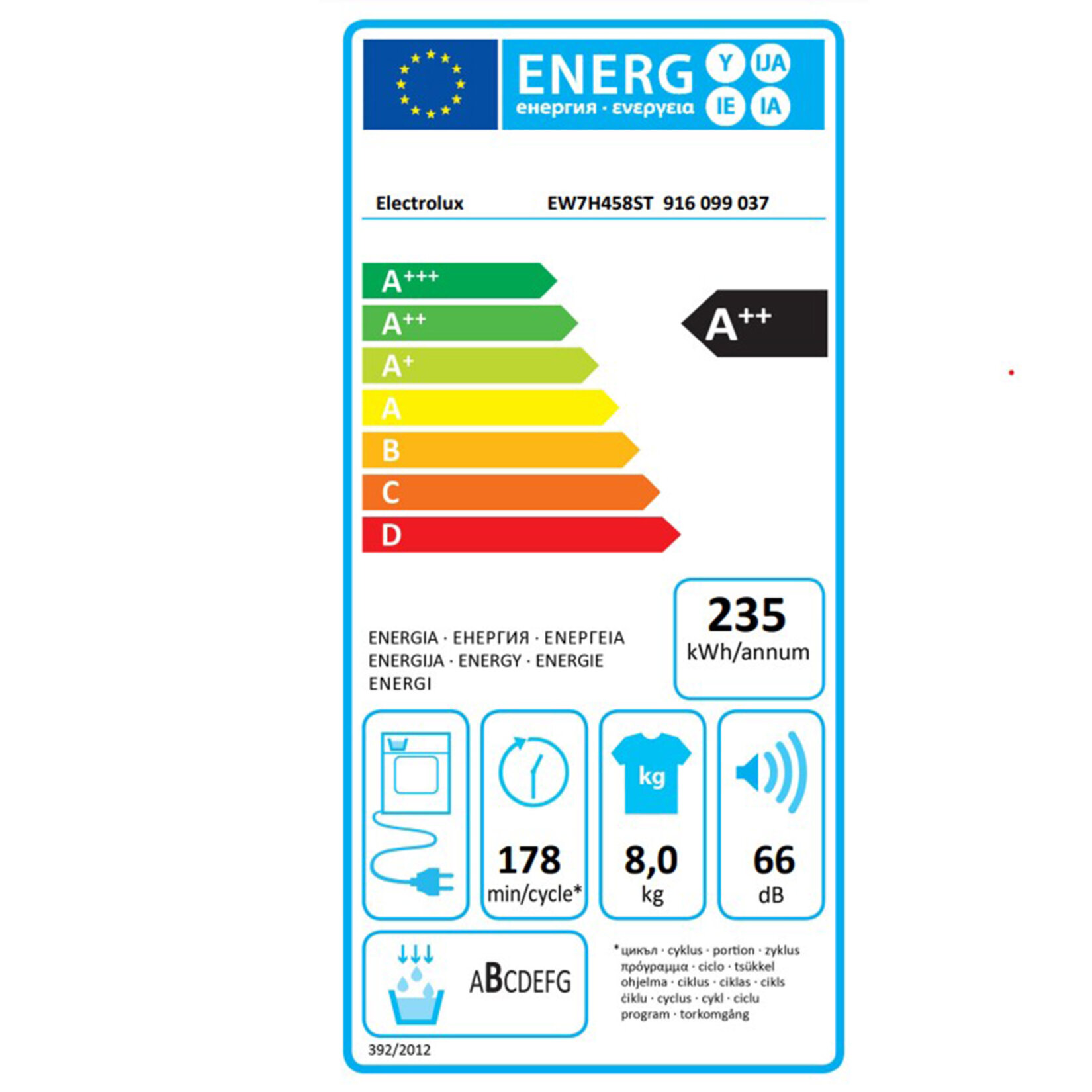 Electrolux EW7H458ST 8 Kg Kurutma Makinesi - Görsel 4